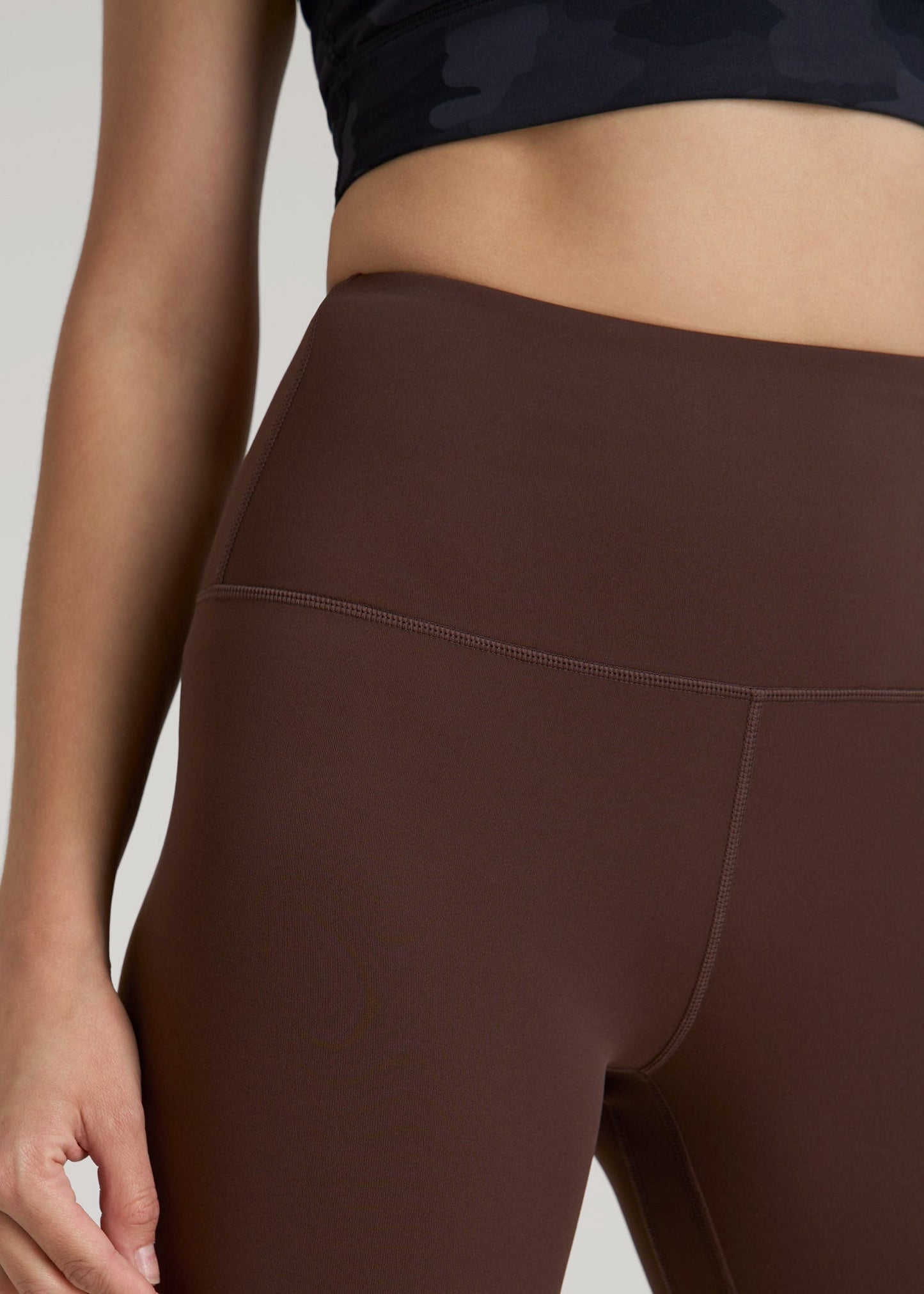 American Tall Women Balance High-Rise Leggings for Tall Women in Espresso