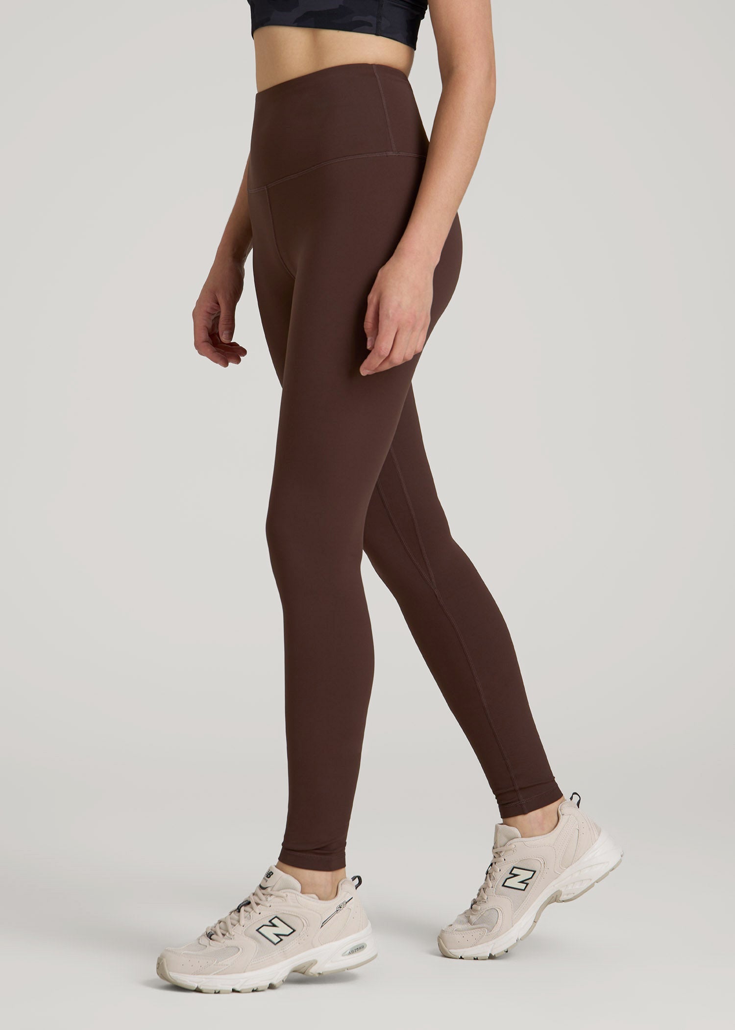 American Tall Women Balance High-Rise Leggings for Tall Women in Espresso