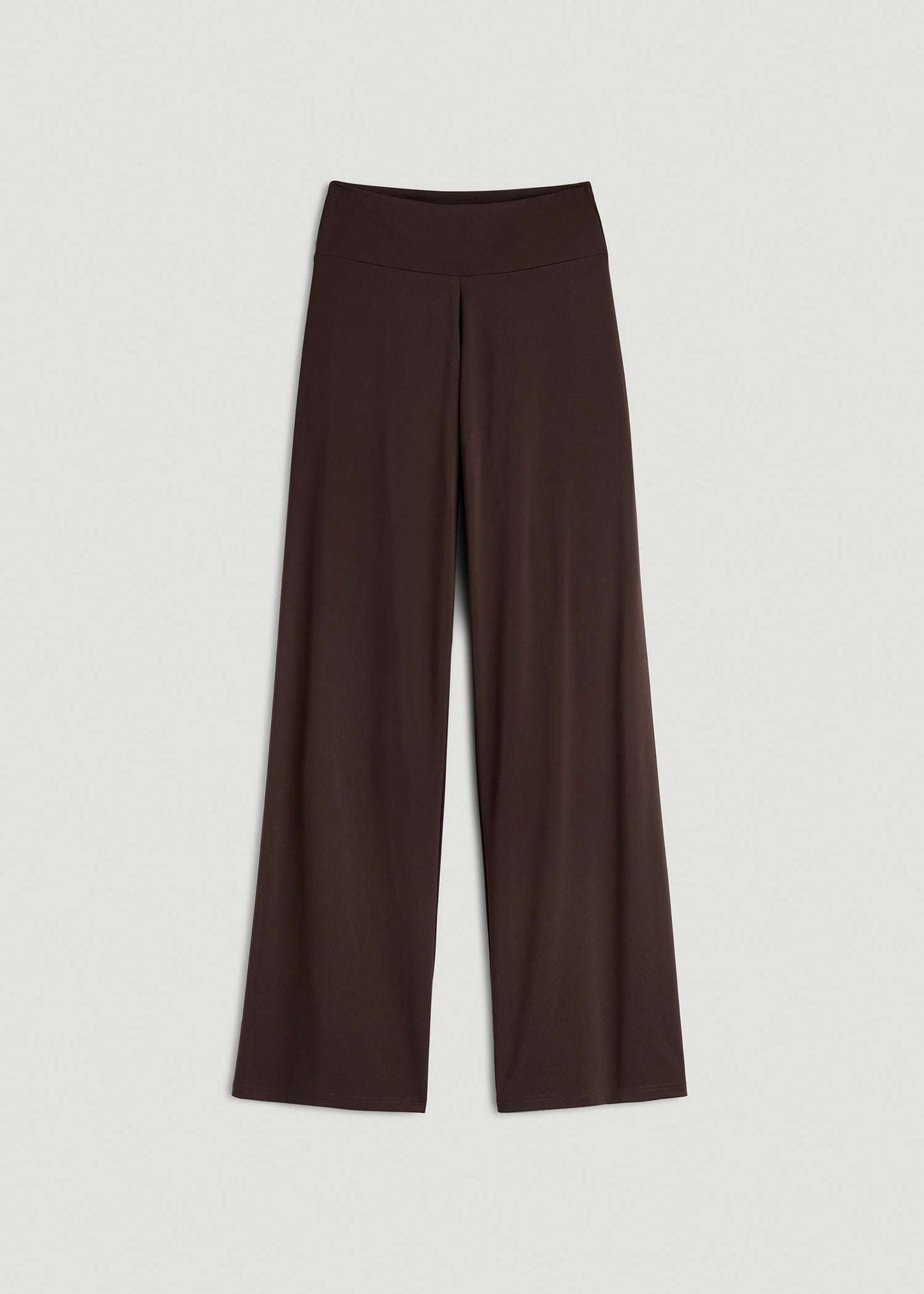 American Tall Women Pull-On Breezy Wide Leg Pants for Tall Women in Espresso