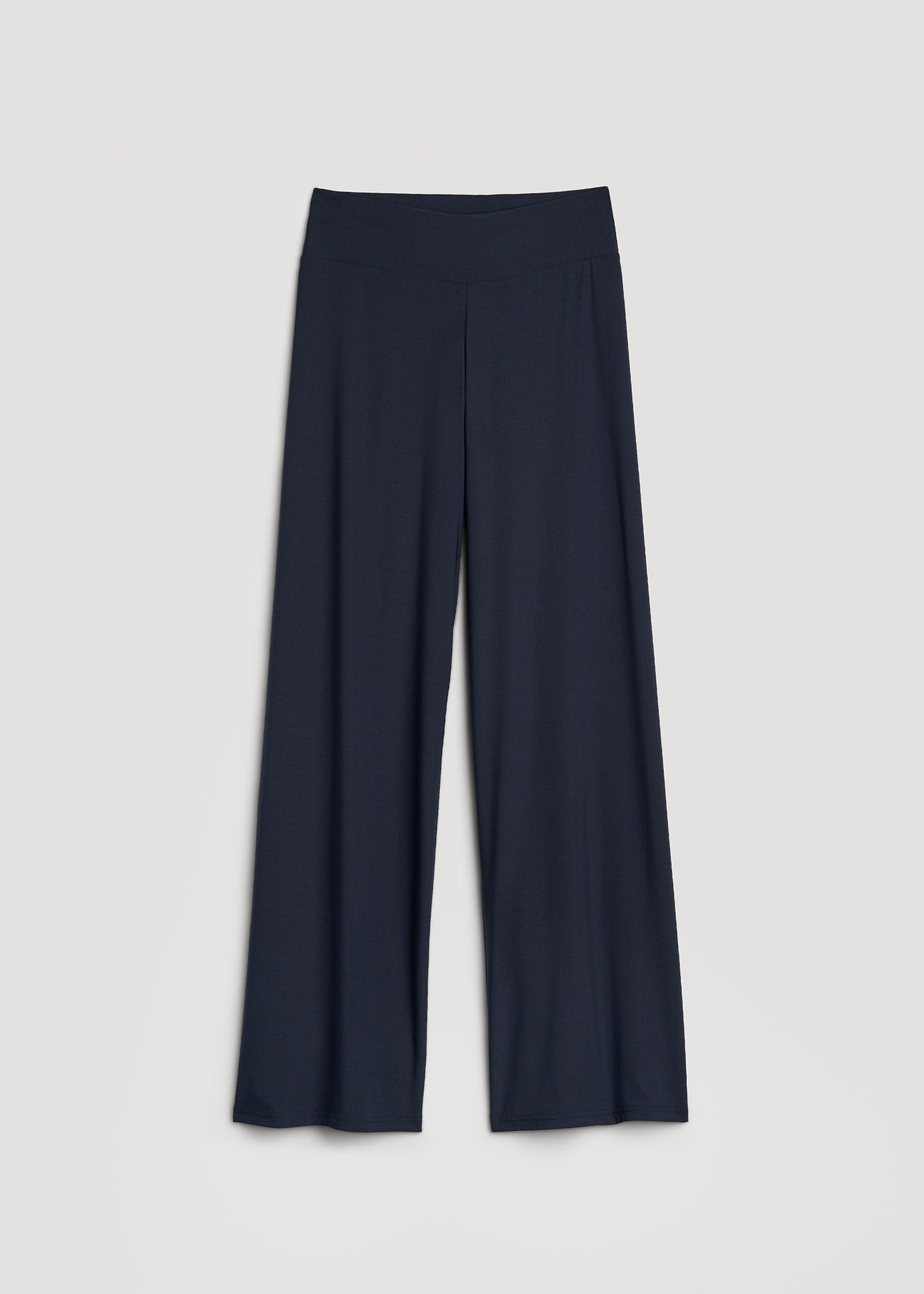 American Tall Women Pull-On Breezy Wide Leg Pants for Tall Women in Navy