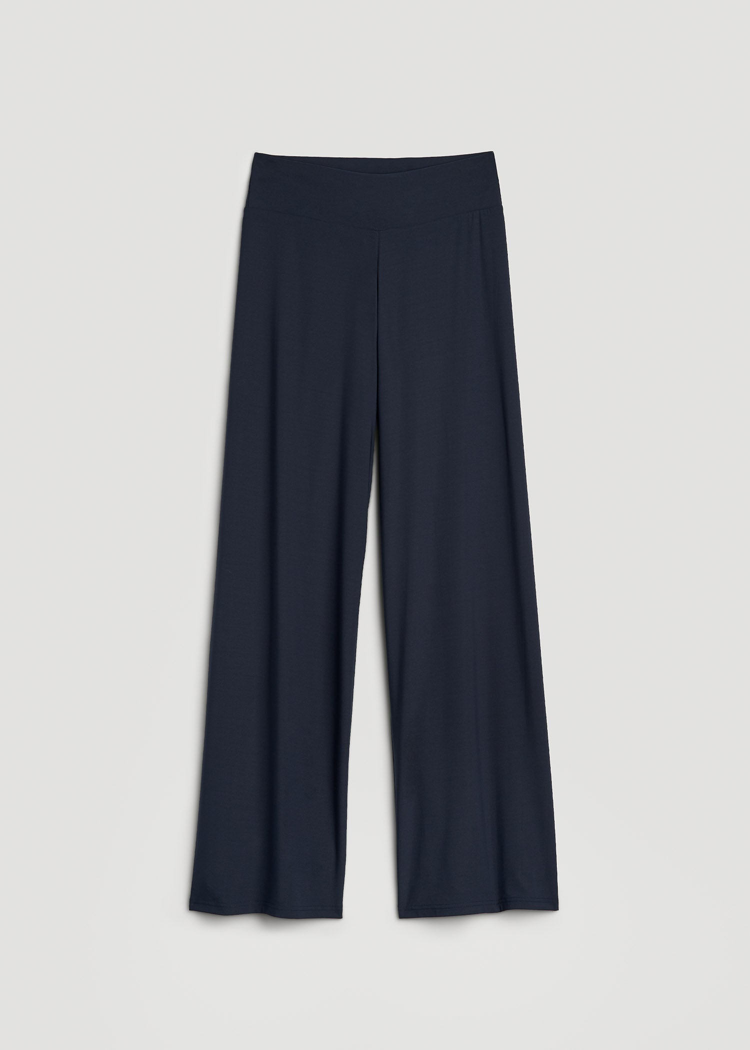 American Tall Women Pull-On Breezy Wide Leg Pants for Tall Women in Navy