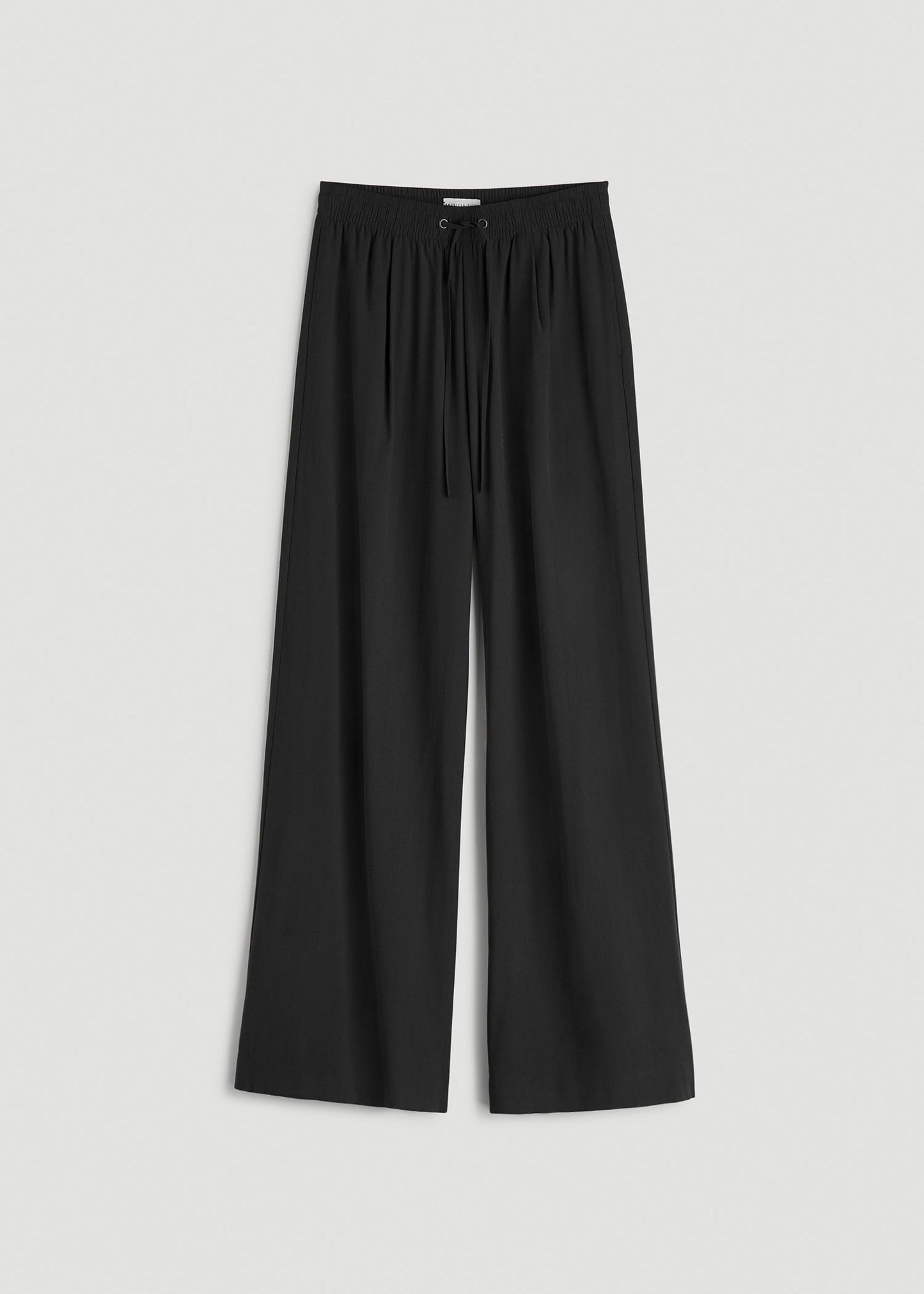 American Tall Women Relaxed Pull-On Pants for Tall Women in Vintage Black