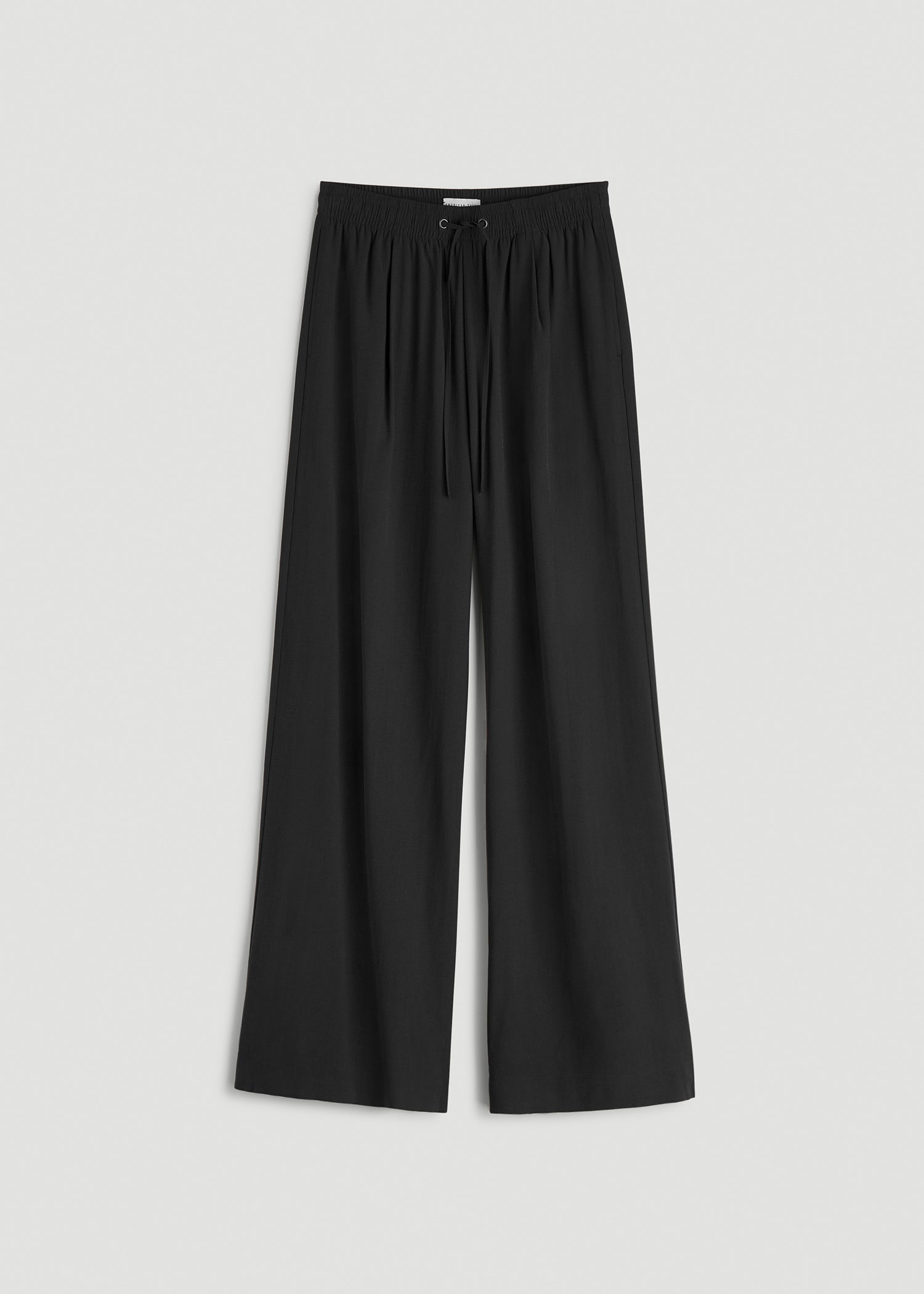 American Tall Women Relaxed Pull-On Pants for Tall Women in Vintage Black