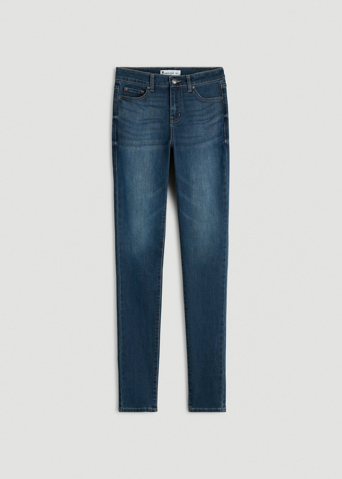 American Tall Women Georgia High-Rise Skinny Jeans for Tall Women in Classic Blue