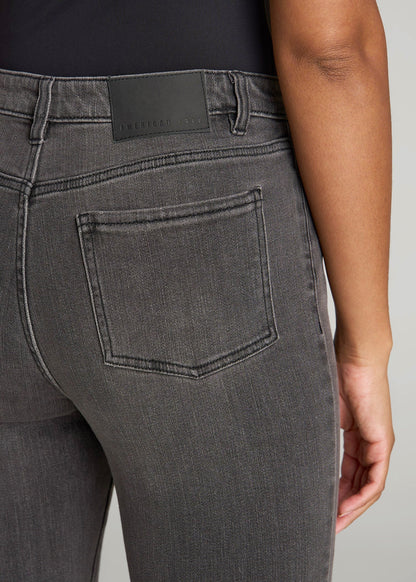 American Tall Women Georgia High-Rise Skinny Jeans for Tall Women in True Grit Grey