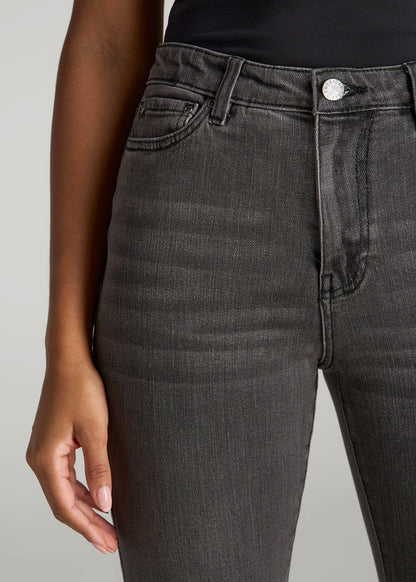 American Tall Women Georgia High-Rise Skinny Jeans for Tall Women in True Grit Grey