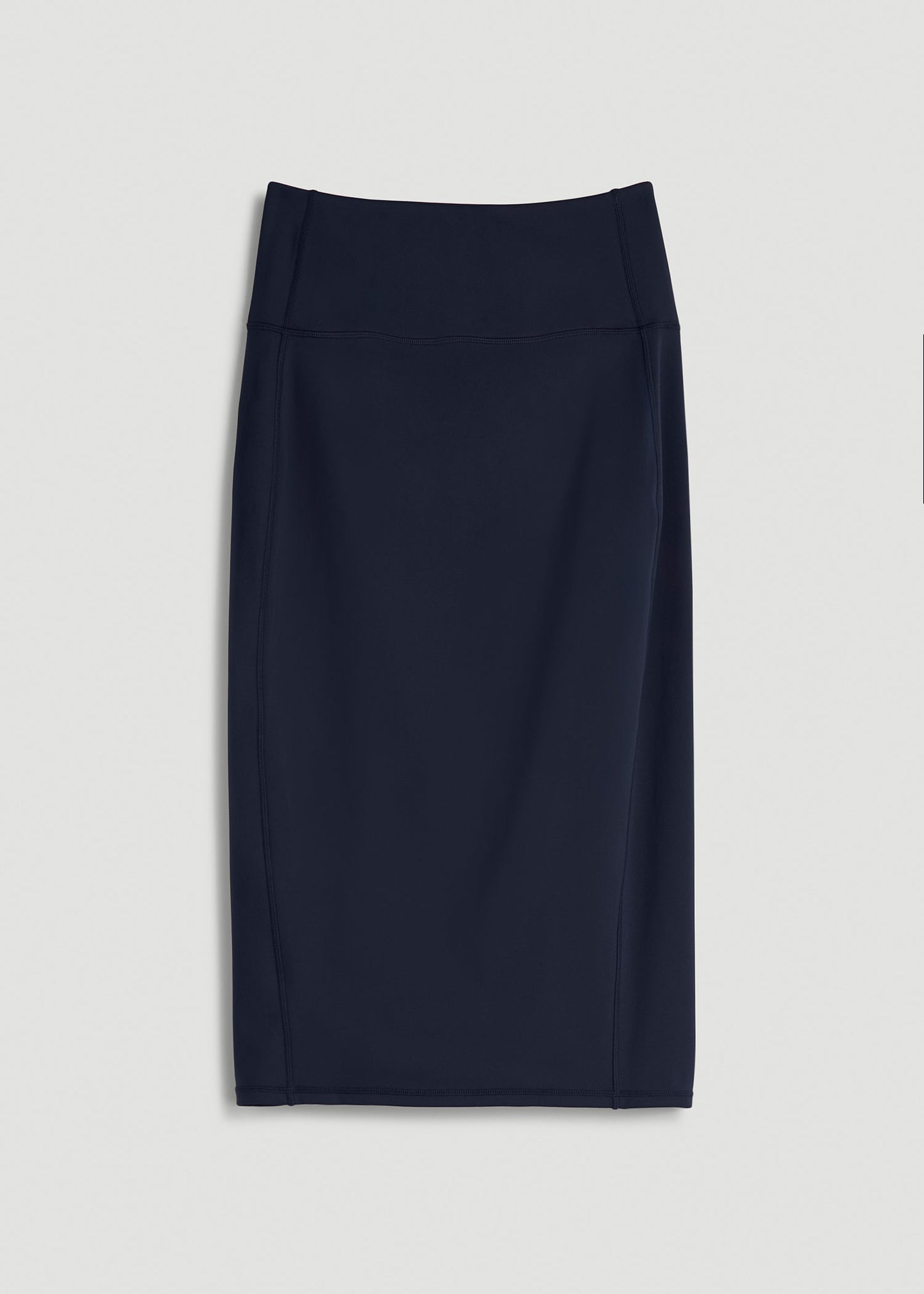 American Tall Women|Men Balance Slim Fit High Rise Skirt for Tall Women in Evening Blue