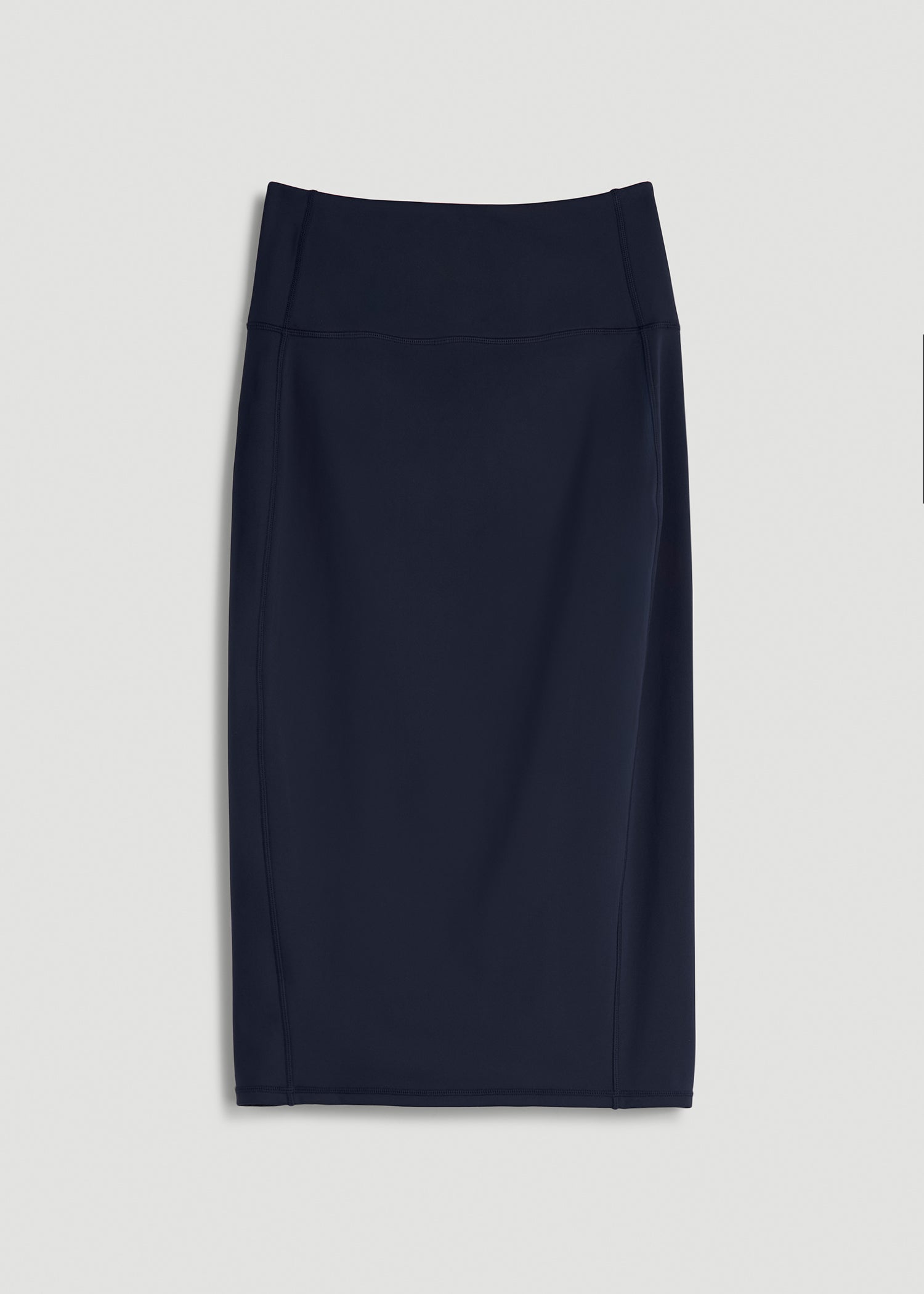 American Tall Women|Men Balance Slim Fit High Rise Skirt for Tall Women in Evening Blue