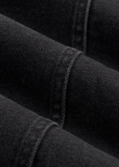 American Tall Women Denim Maxi Skirt for Tall Women in Onyx Black Wash