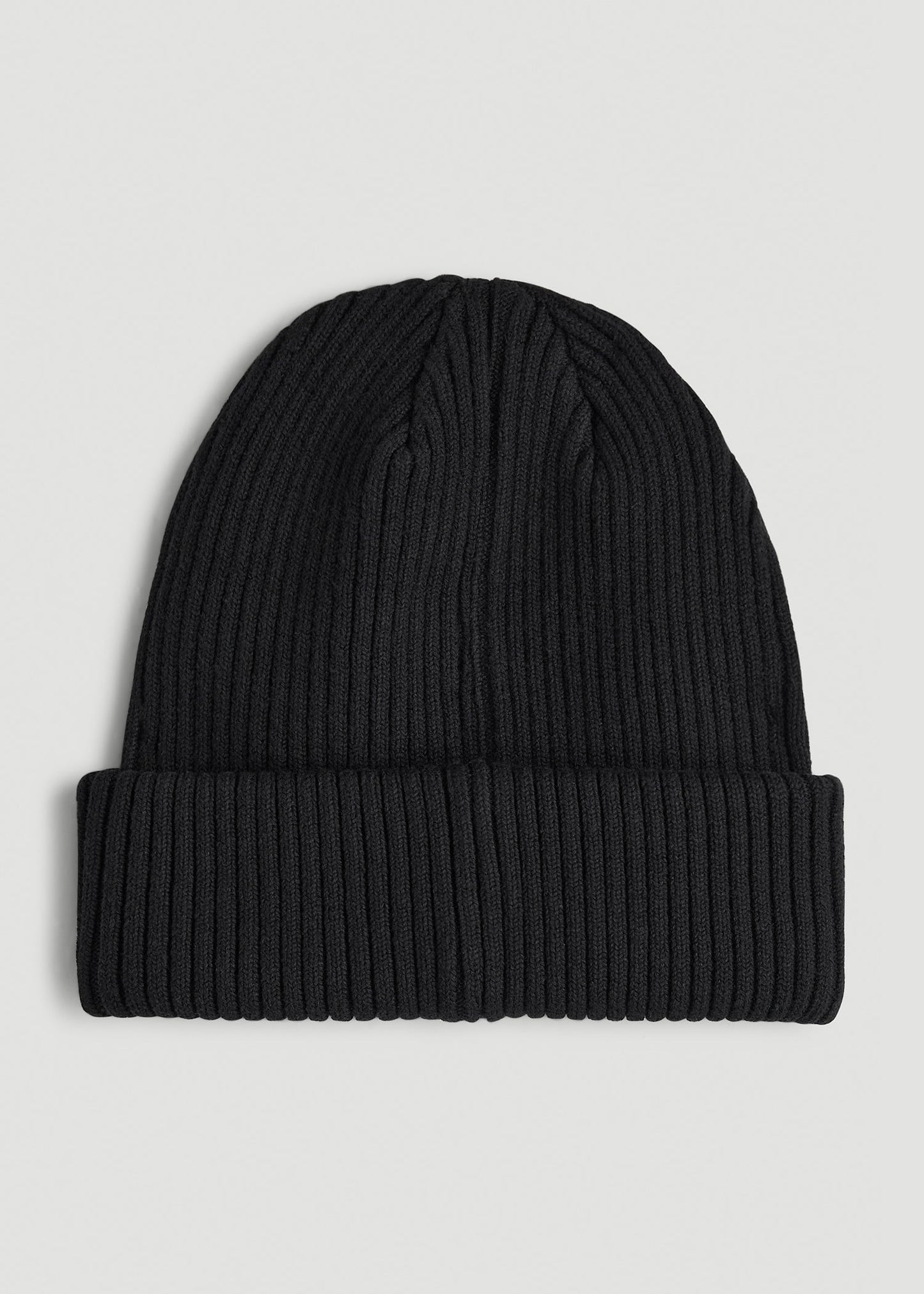 American Tall Women|Men Cotton Beanie in Black
