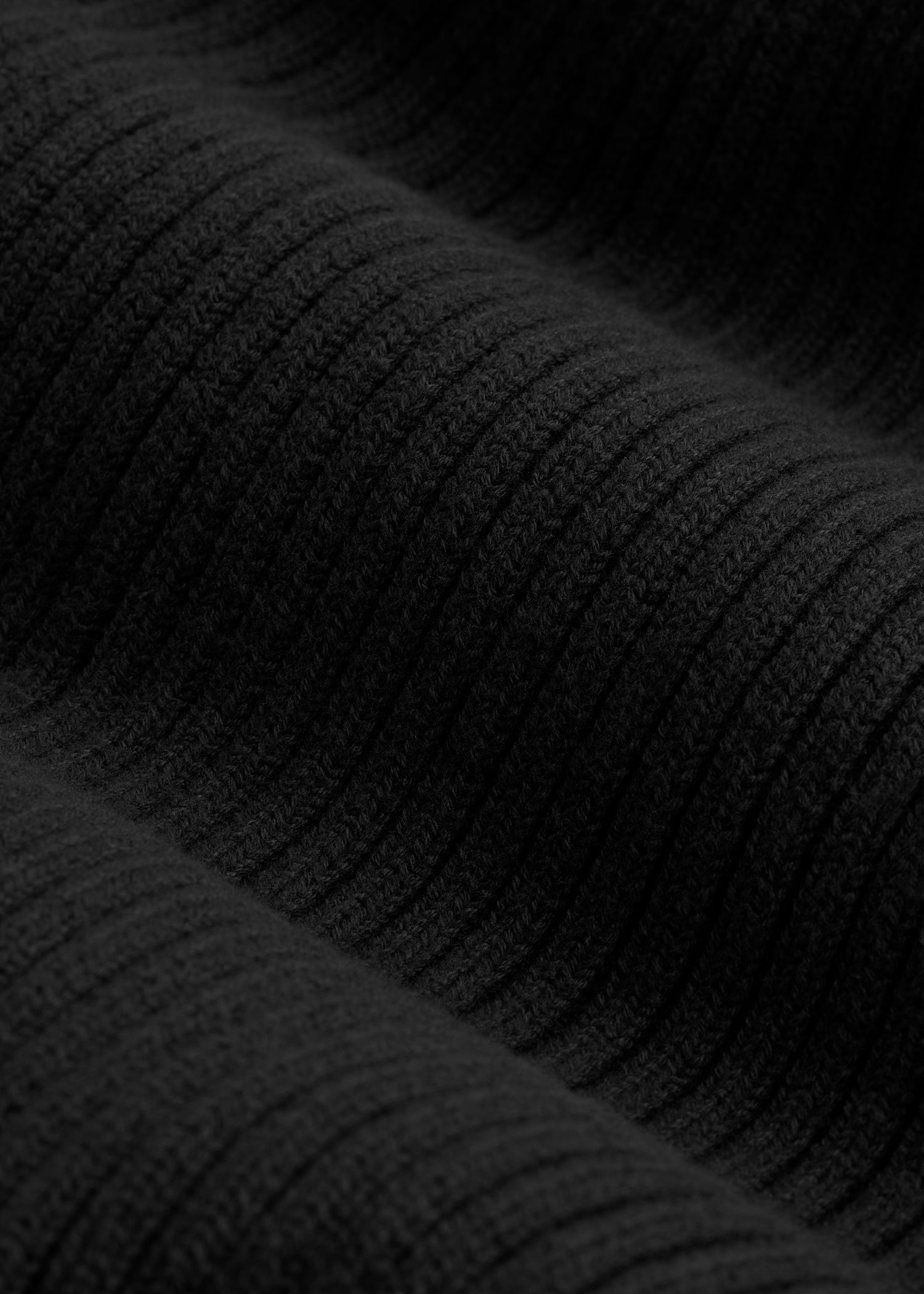 American Tall Women|Men Cotton Beanie in Black