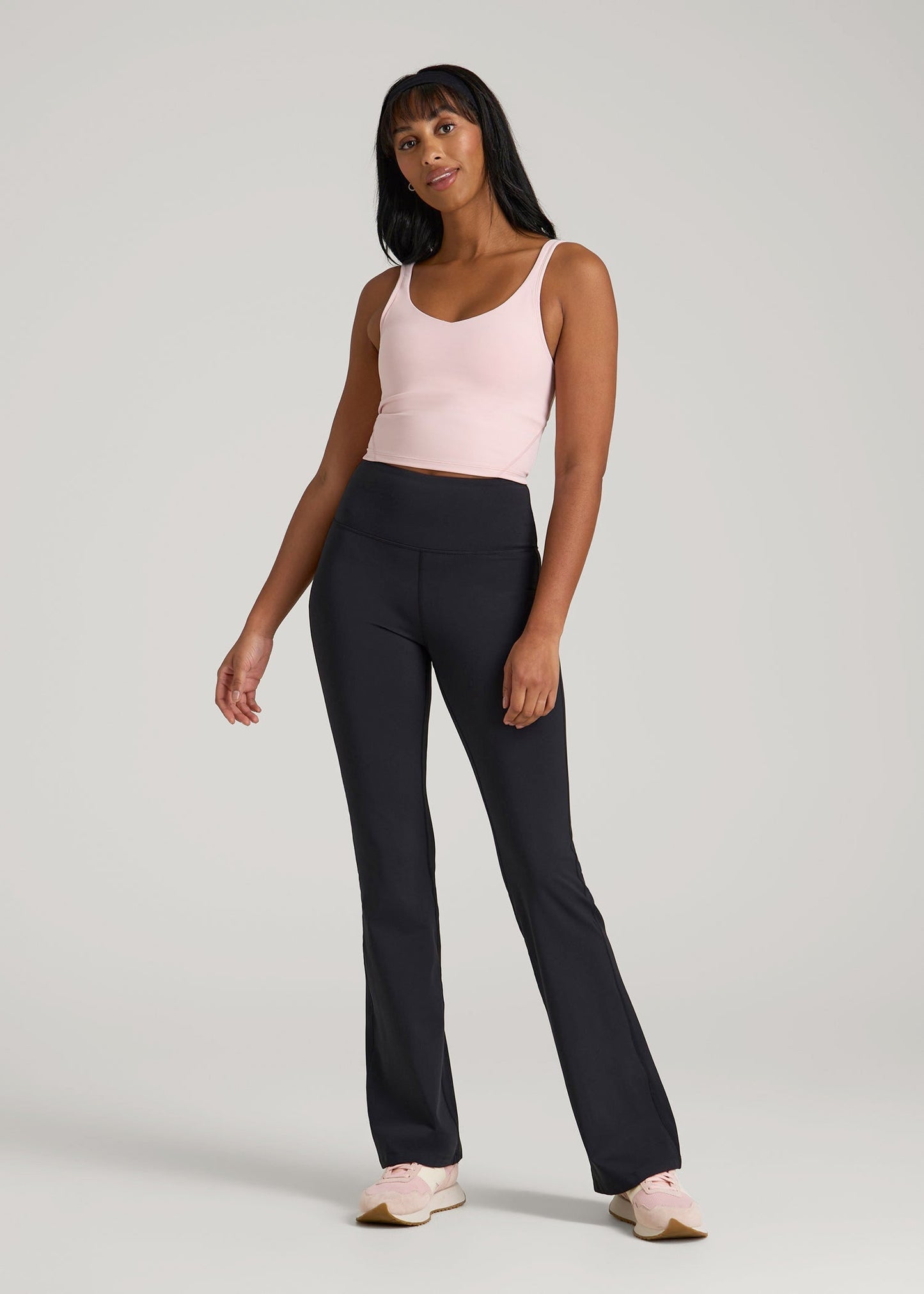 American Tall Women Balance Tank Top for Tall Women in Hush Pink