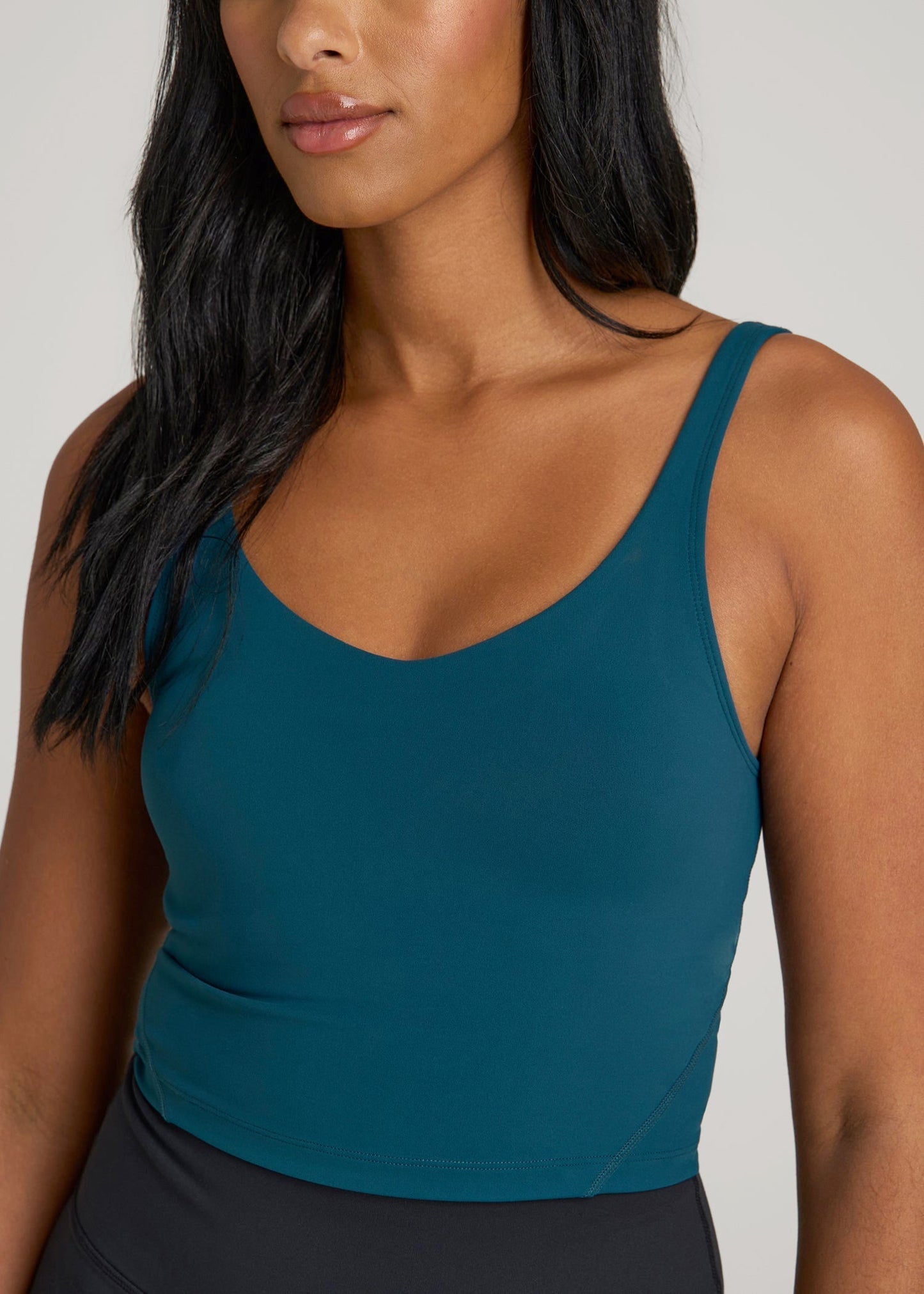 American Tall Women Balance Tank Top for Tall Women in Deep Water