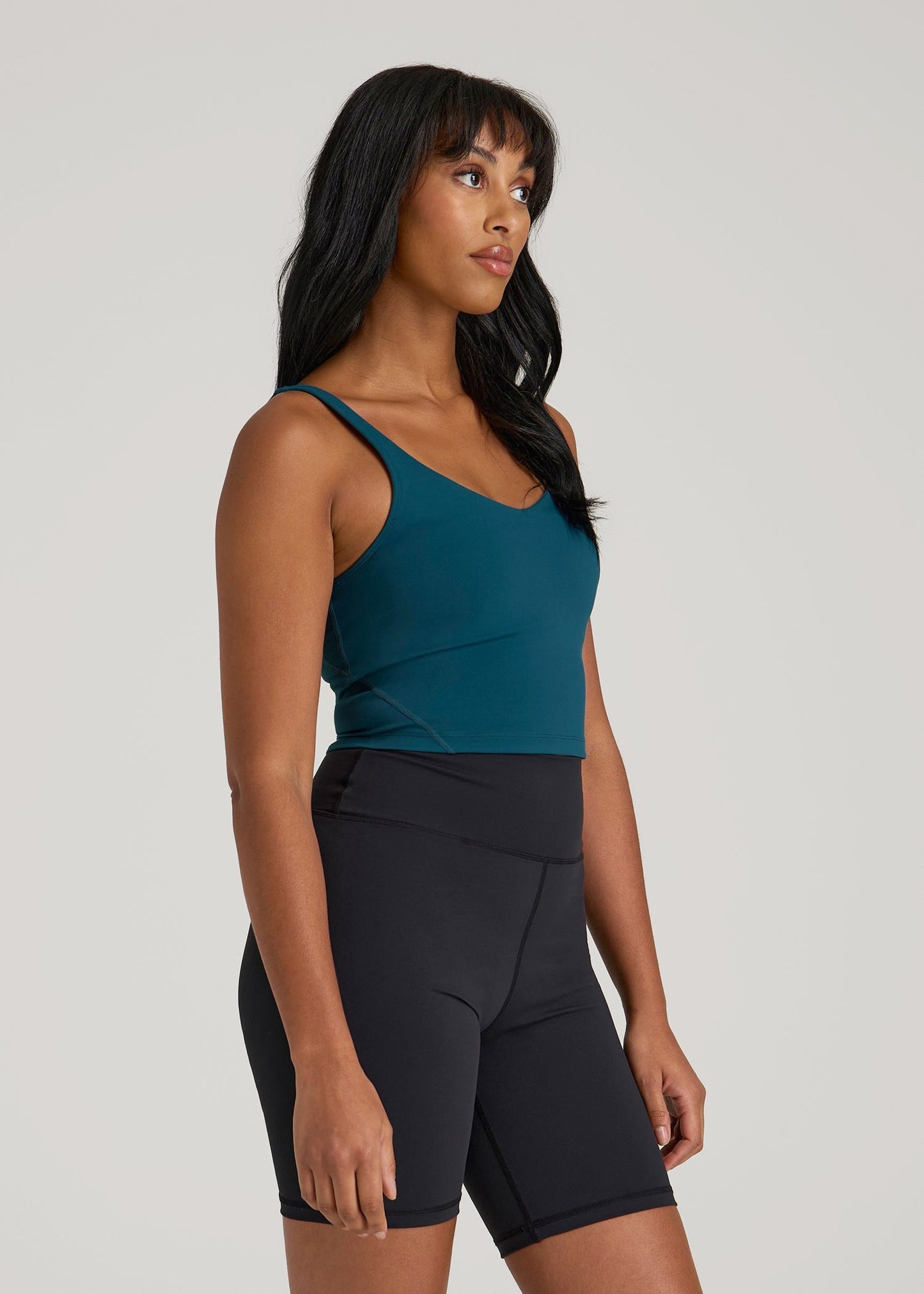 American Tall Women Balance Tank Top for Tall Women in Deep Water
