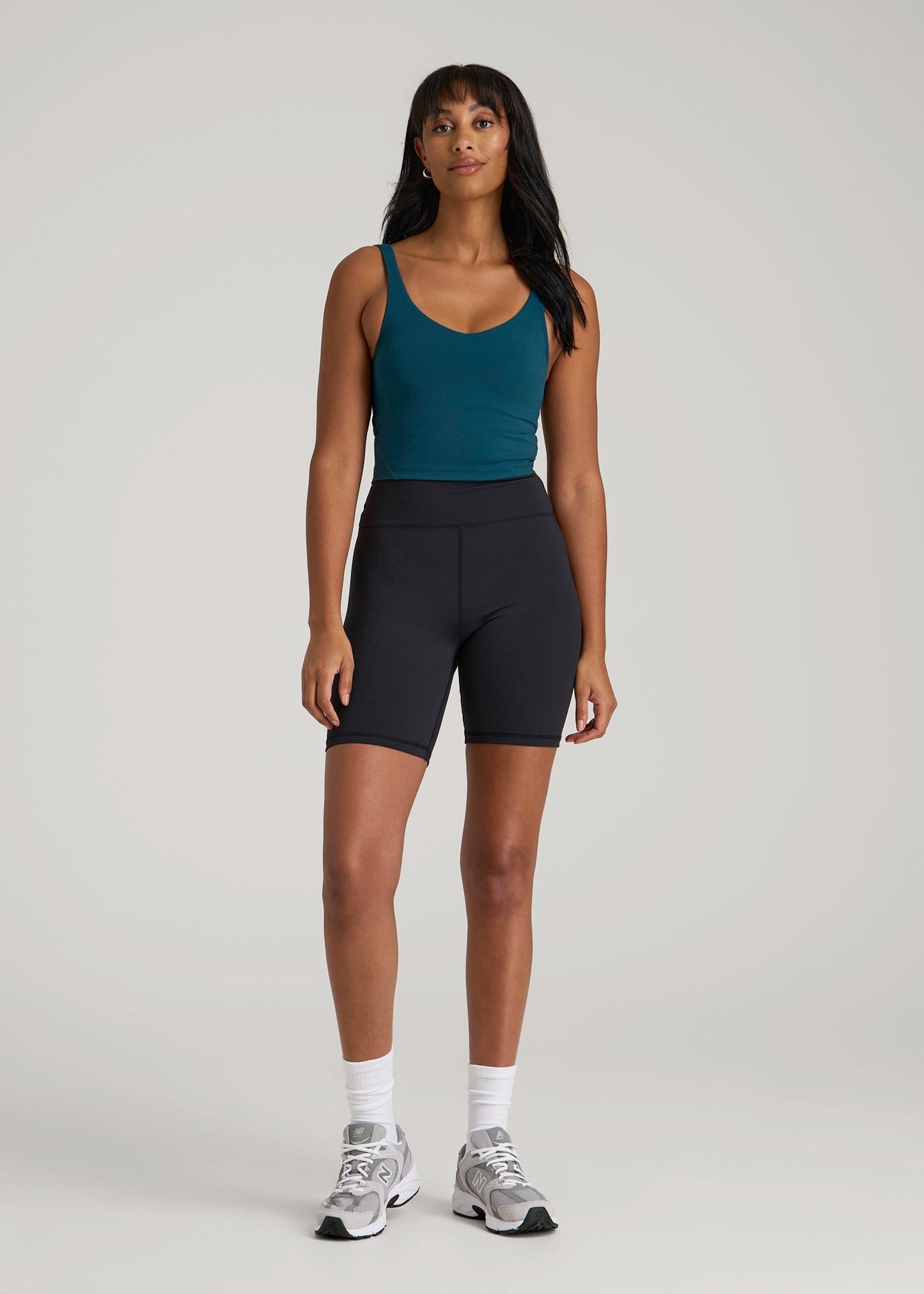 American Tall Women Balance Tank Top for Tall Women in Deep Water