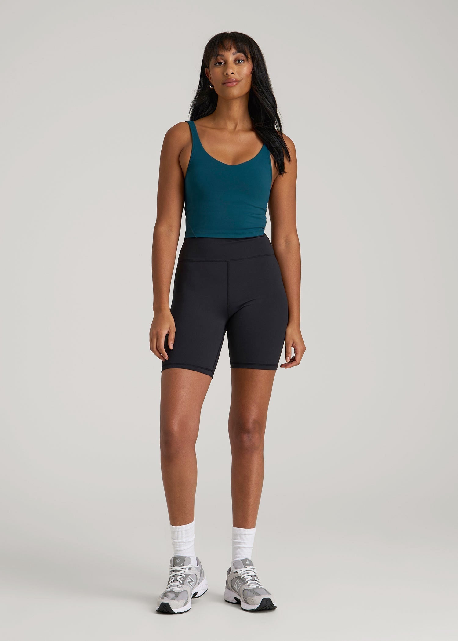 American Tall Women Balance Tank Top for Tall Women in Deep Water