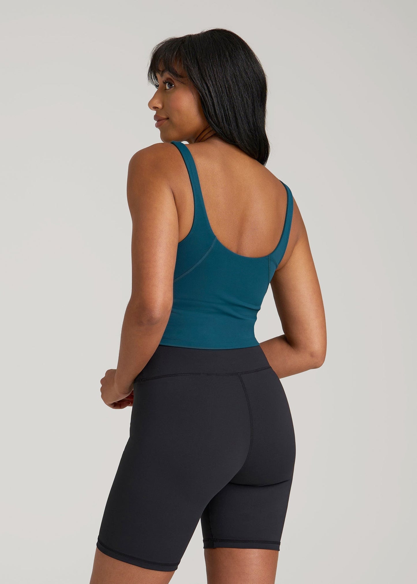 American Tall Women Balance Tank Top for Tall Women in Deep Water