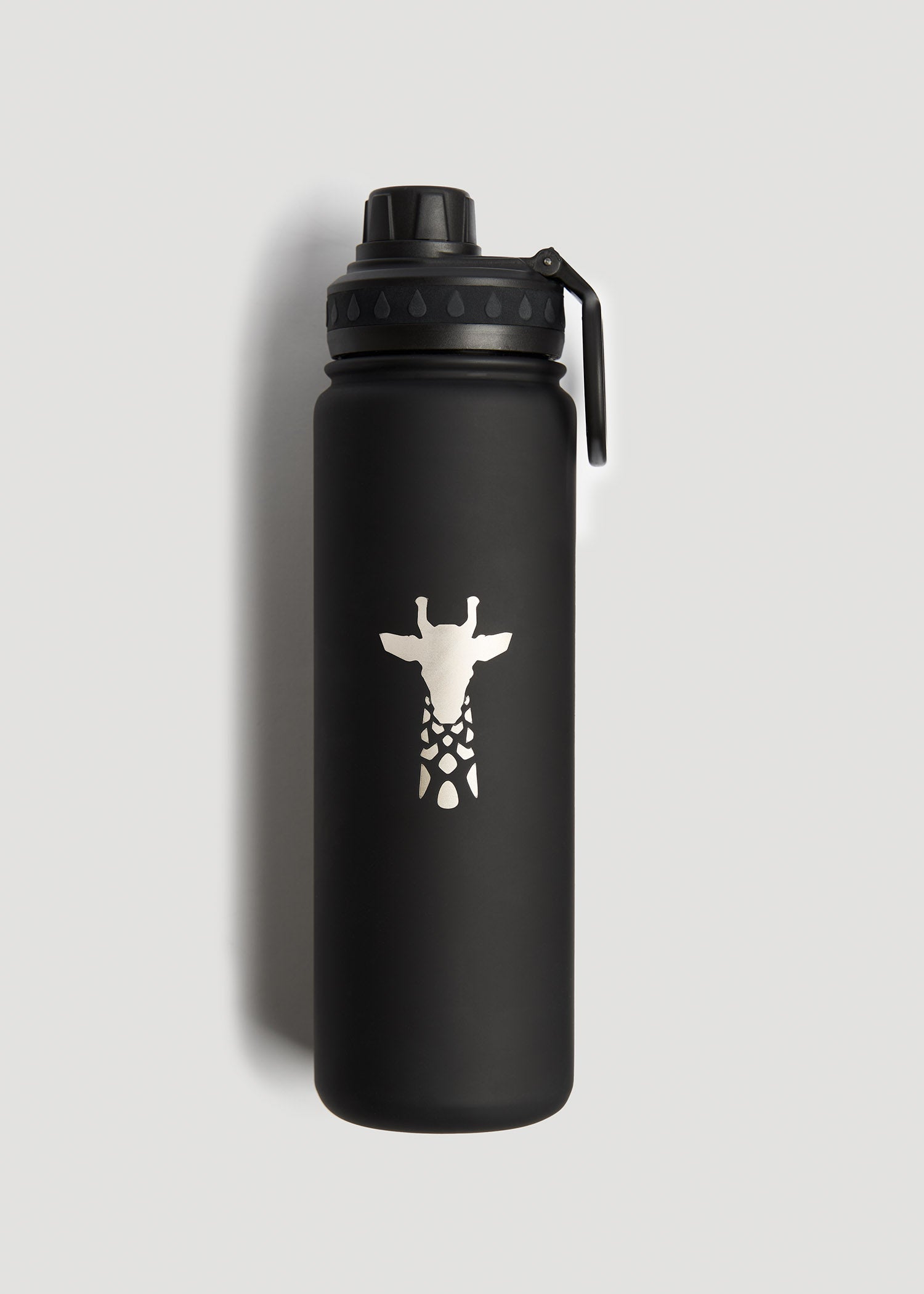 American Tall Women|Men Water Bottle in Black