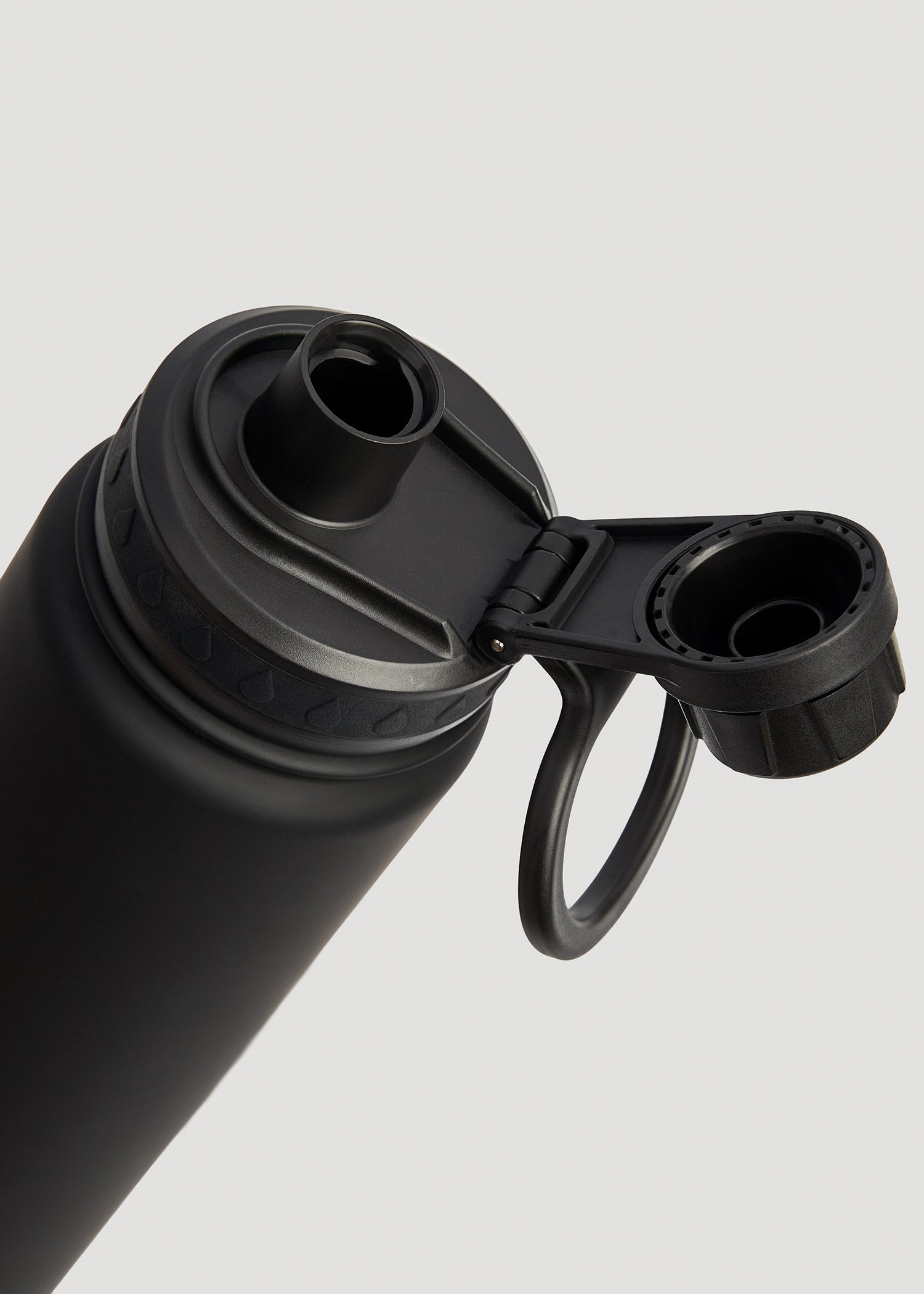 American Tall Women|Men Water Bottle in Black