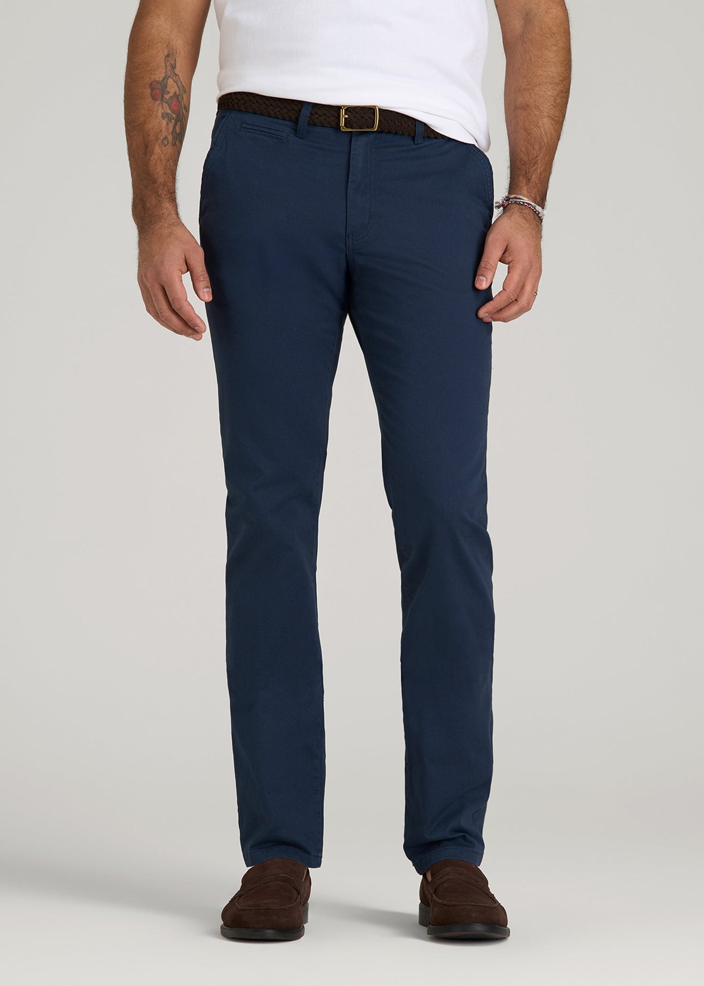 American Tall Men Carman TAPERED Chinos for Tall Men in Marine Navy