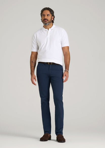 American Tall Men Carman TAPERED Chinos for Tall Men in Marine Navy