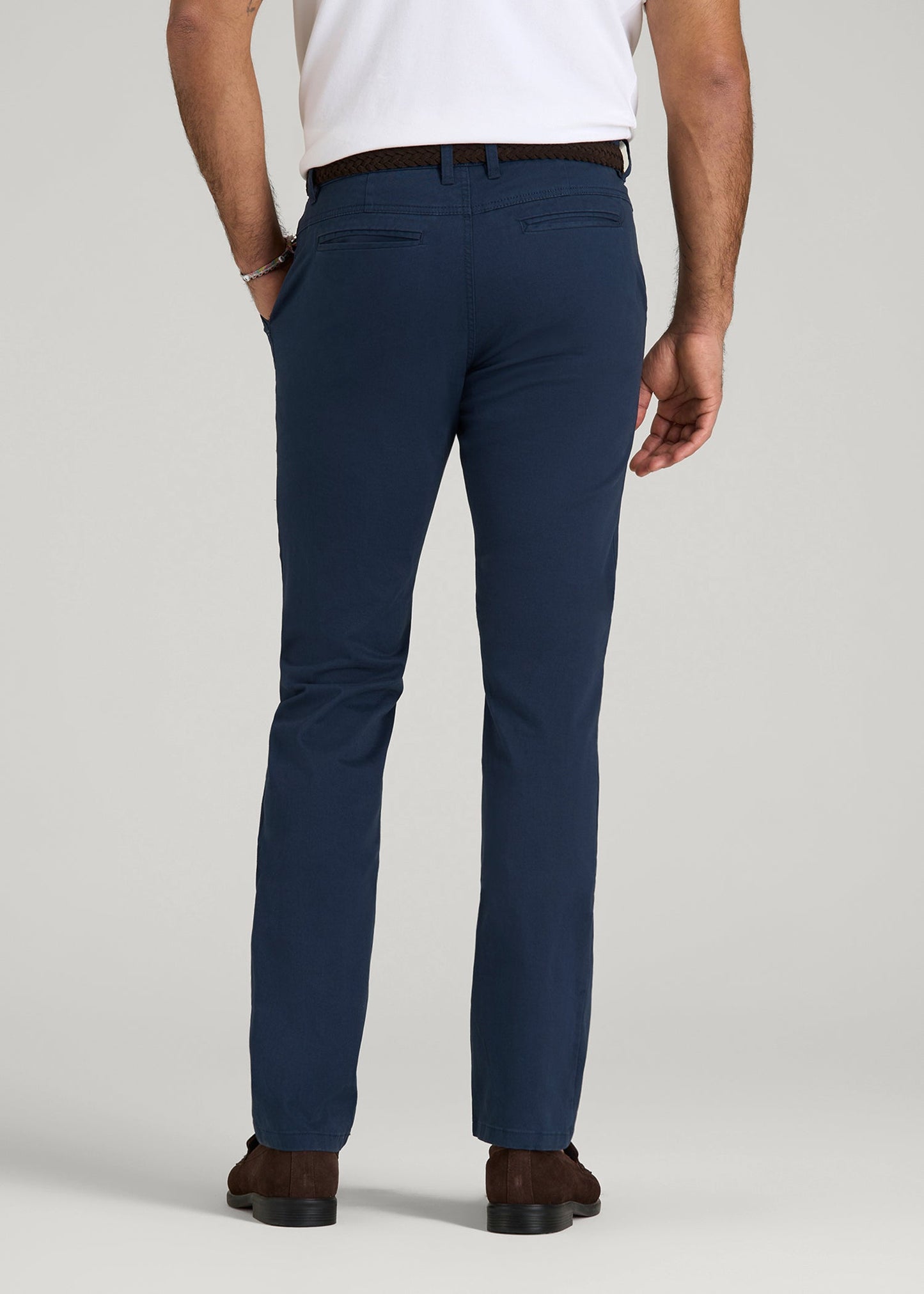 American Tall Men Carman TAPERED Chinos for Tall Men in Marine Navy