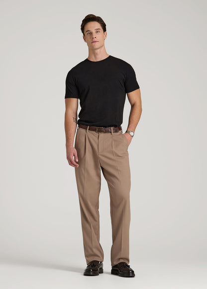 American Tall Men The Everyday Regular Fit Crewneck T-Shirt for Tall Men in Black