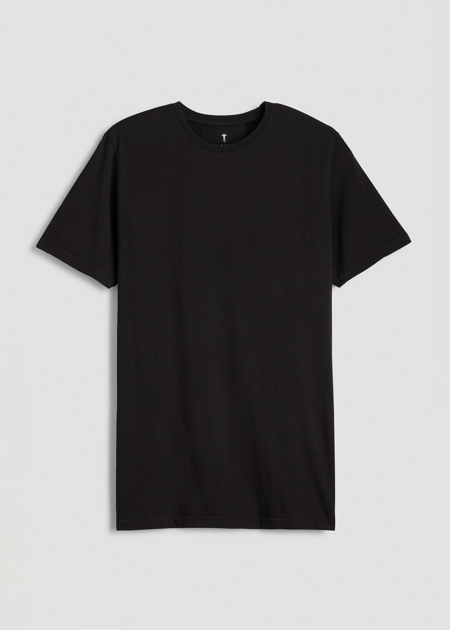 American Tall Men The Everyday Regular Fit Crewneck T-Shirt for Tall Men in Black