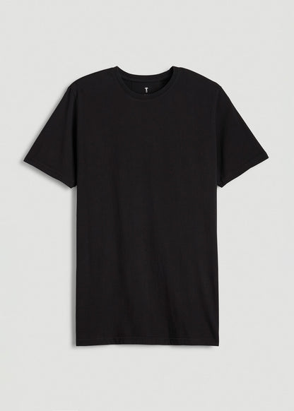 American Tall Men The Everyday Regular Fit Crewneck T-Shirt for Tall Men in Black