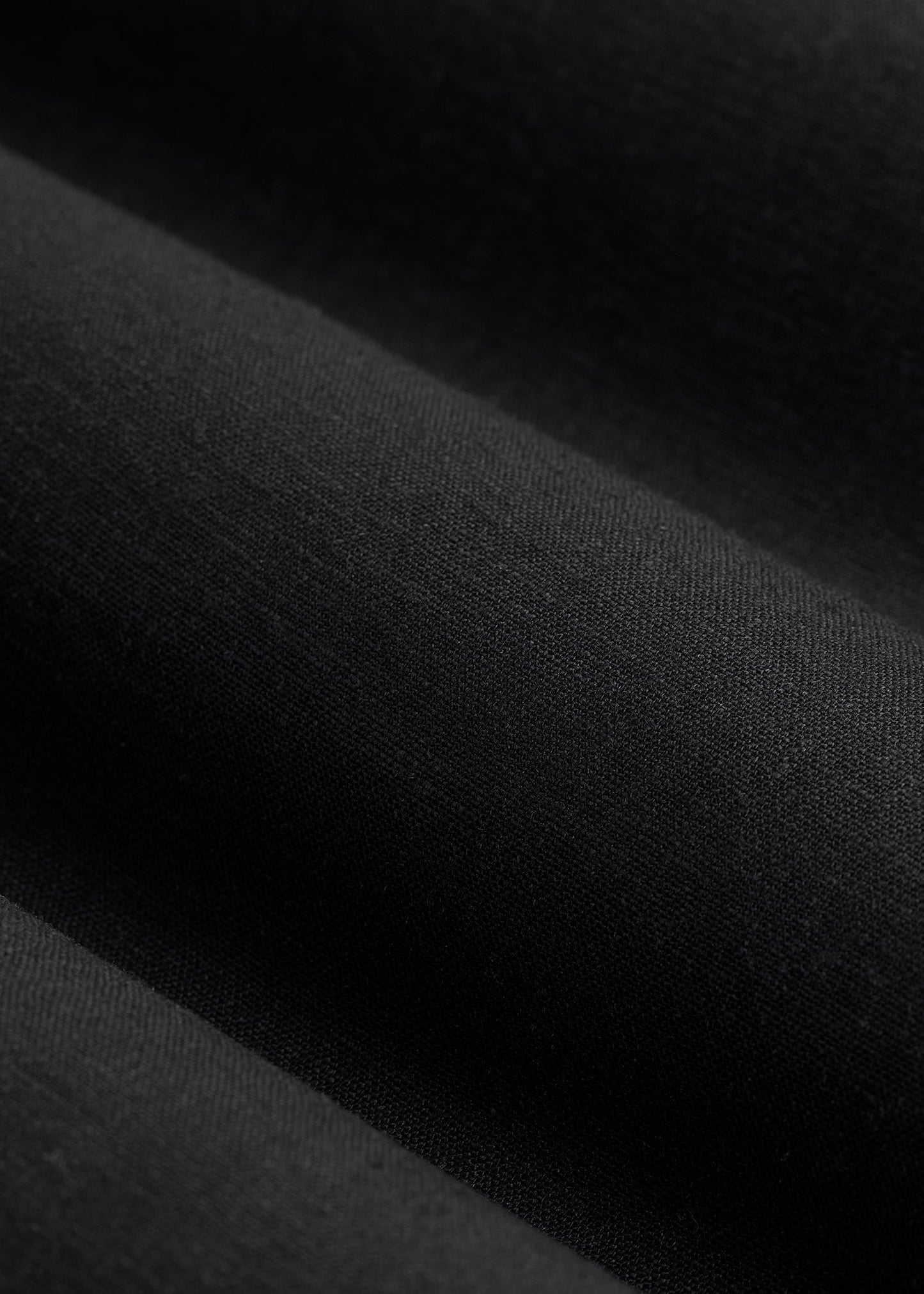 American Tall Men Linen Popover Shirt for Tall Men in Black