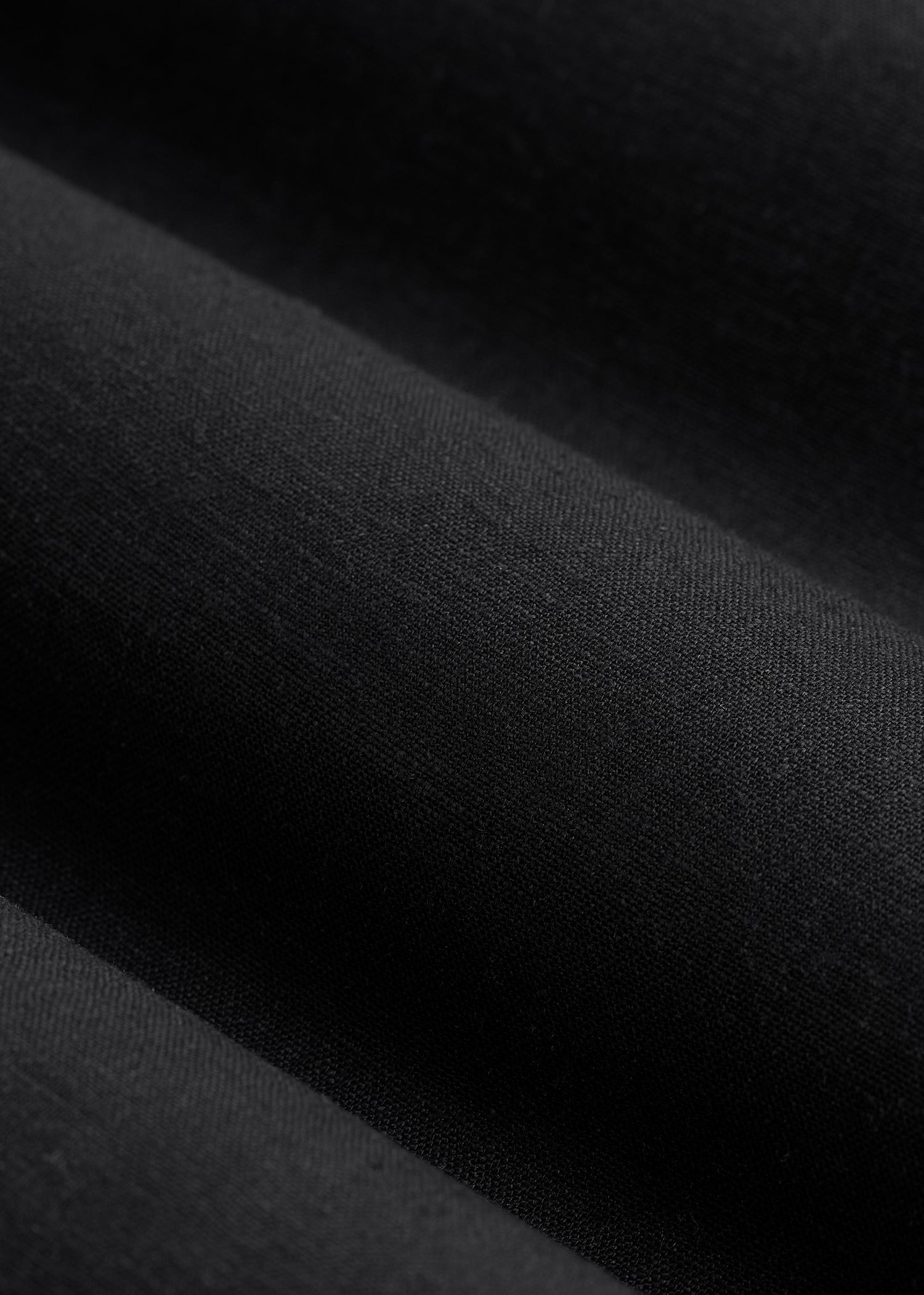 American Tall Men Linen Popover Shirt for Tall Men in Black