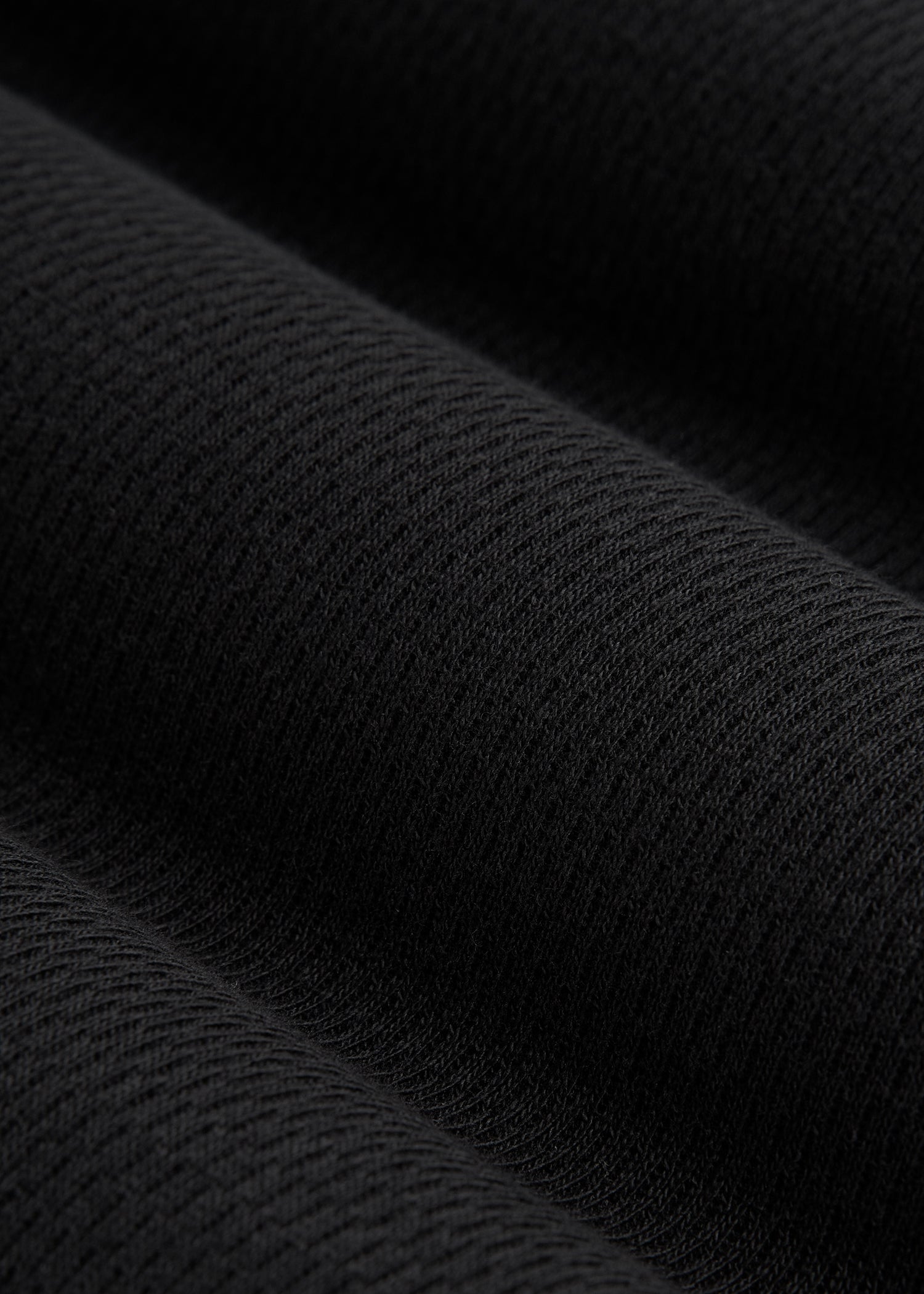 American Tall Men Double Honeycomb Thermal Crewneck for Tall Men in Black