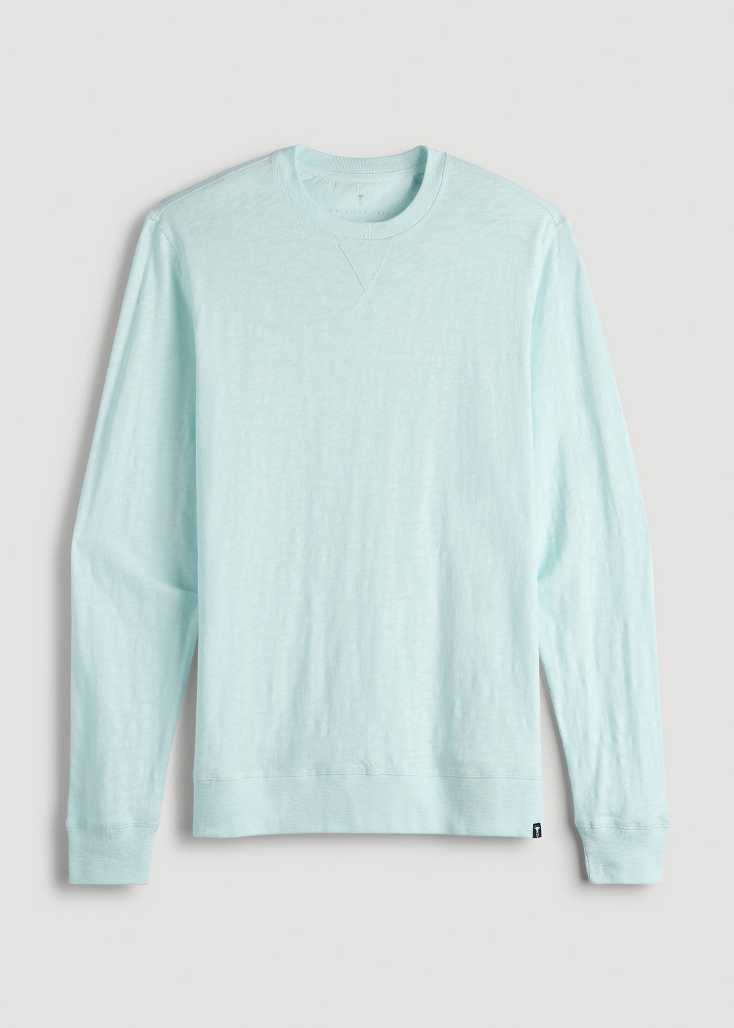 American Tall Men Sunwashed Slub Crewneck for Tall Men in Saltwater