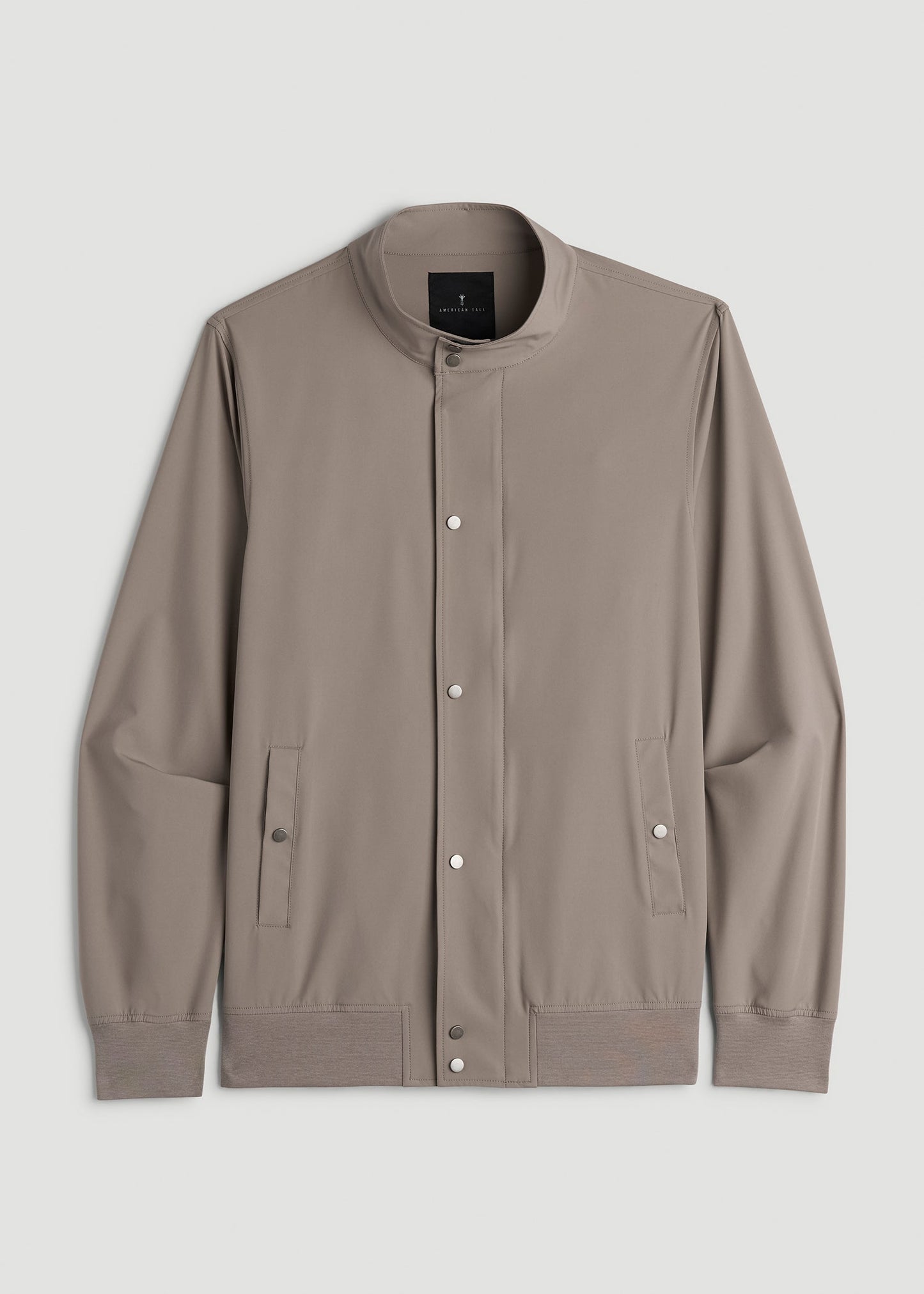 American Tall Men Motion Bomber Jacket for Tall Men in Portobello