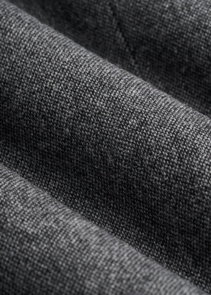 American Tall Men Wool Blend Blazer for Tall Men in Anthracite Tweed