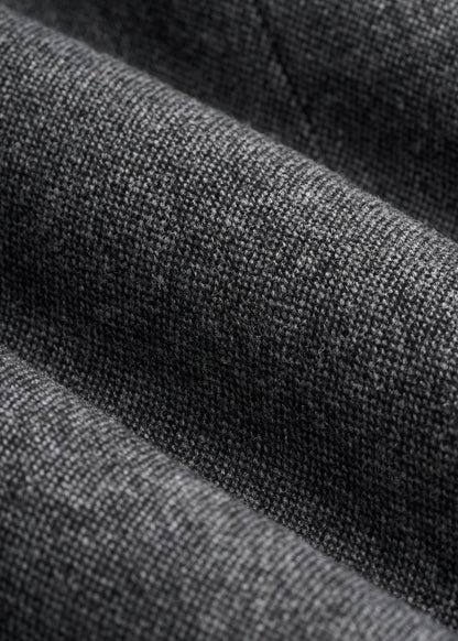 American Tall Men Wool Blend Dress Pants for Tall Men in Anthracite Tweed