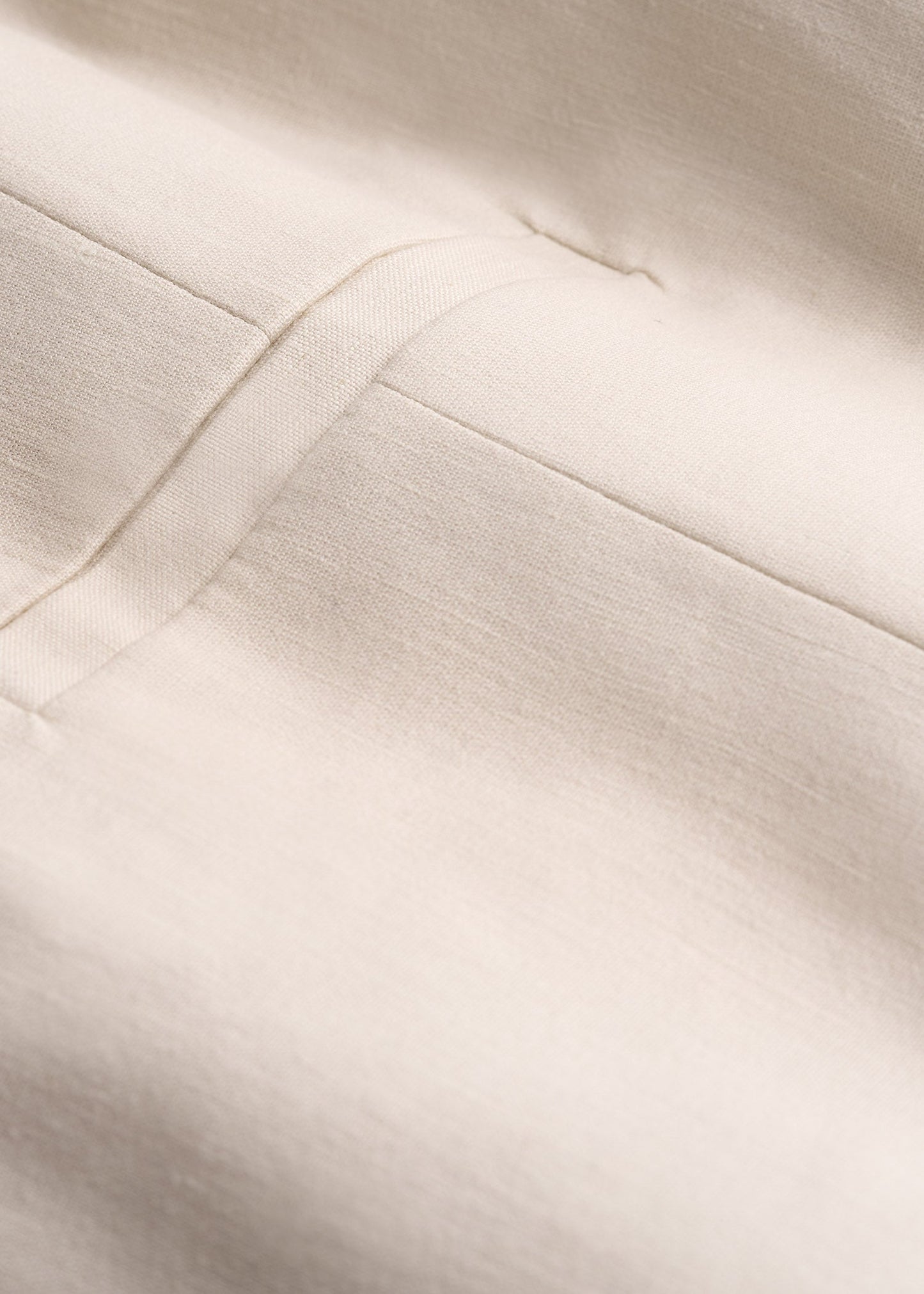American Tall Men Stretch Linen Suit Vest for Tall Men in Light Beige Linen