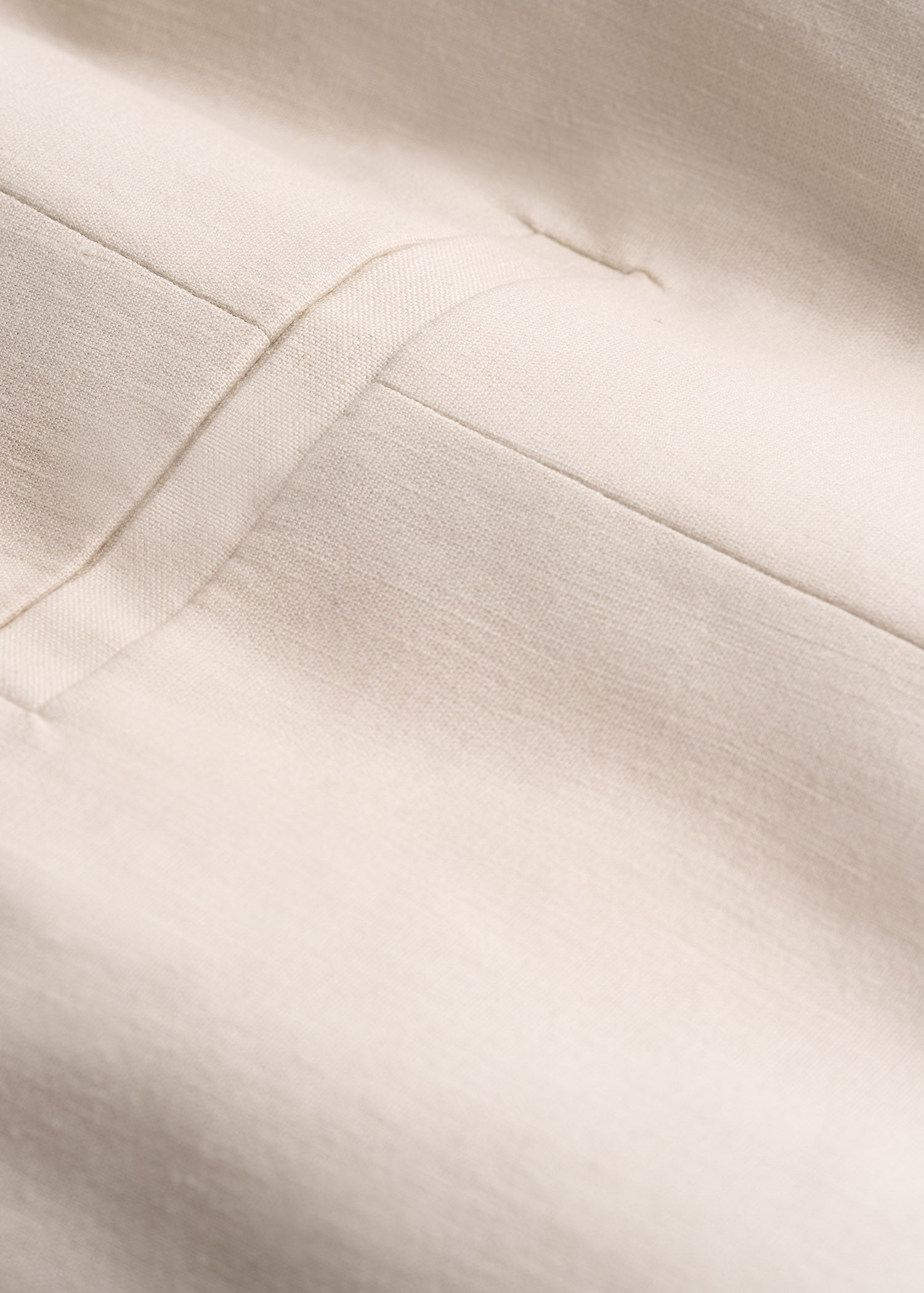 American Tall Men Stretch Linen Suit Vest for Tall Men in Light Beige Linen