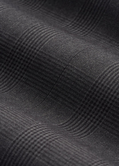 American Tall Men Suit Jacket for Tall Men in Charcoal Plaid