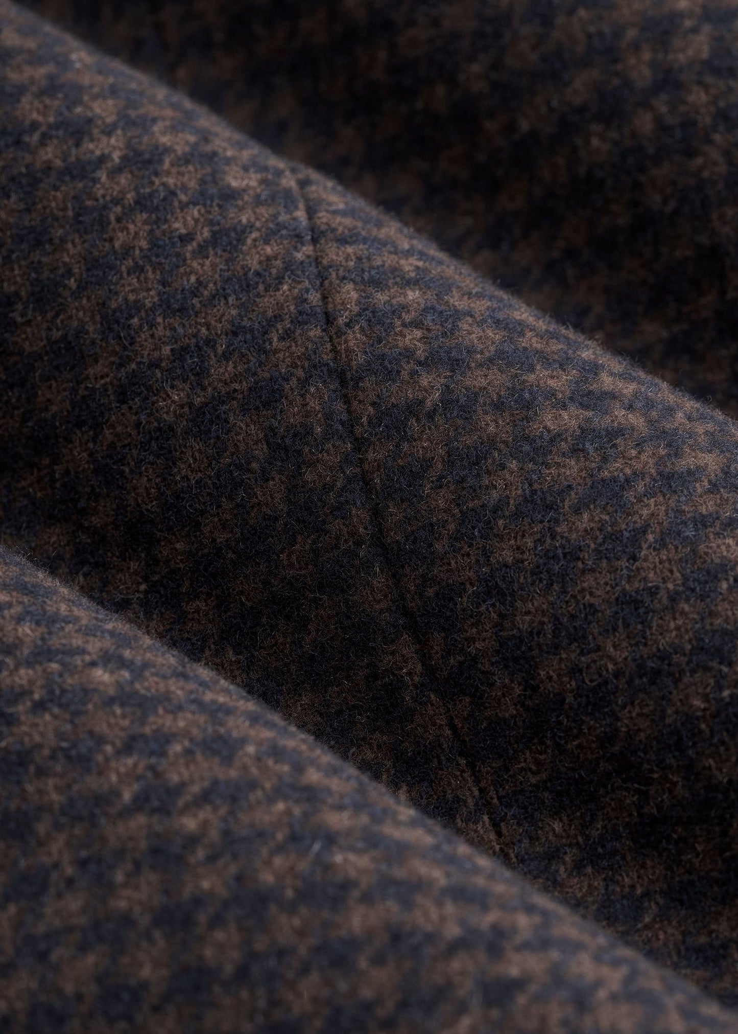 American Tall Men Wool Blend Blazer for Tall Men in Indigo and Brown Houndstooth