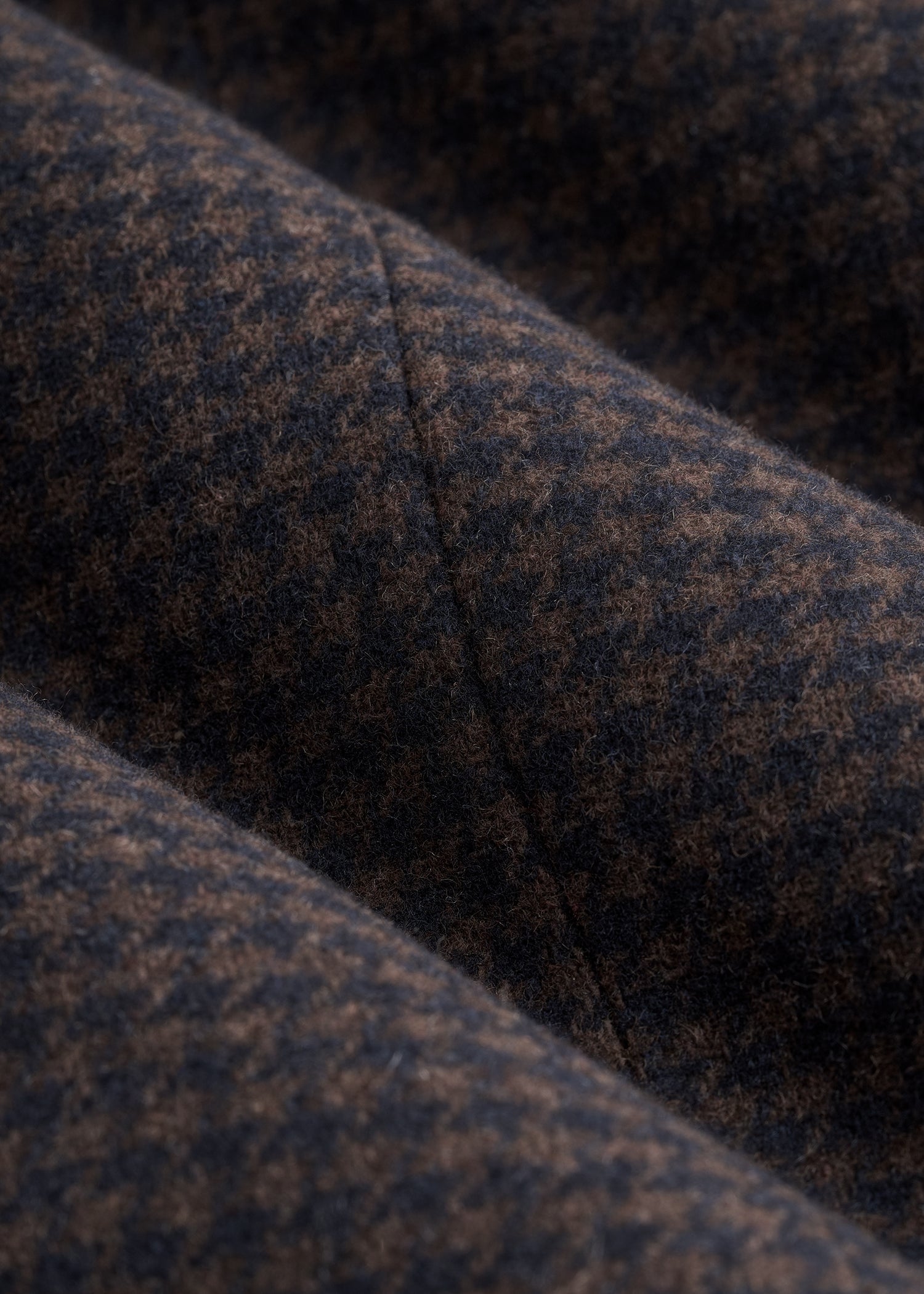 American Tall Men Wool Blend Blazer for Tall Men in Indigo and Brown Houndstooth