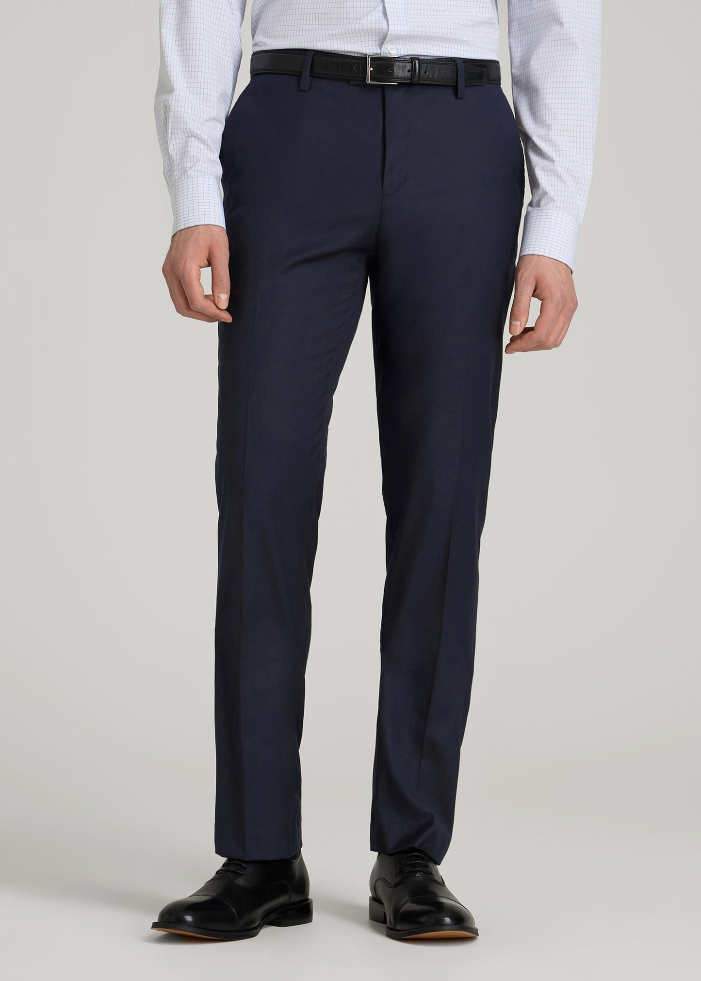 American Tall Men Suit Trousers for Tall Men in True Navy