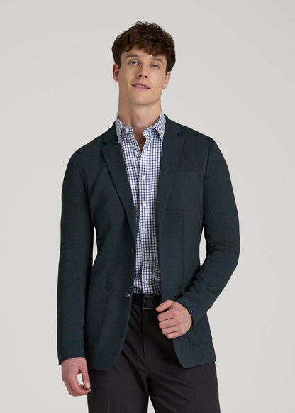 American Tall Men Core Blazer for Tall Men in Blue Steel