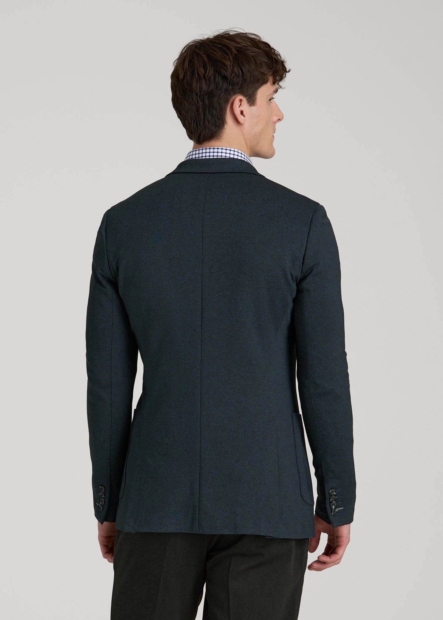American Tall Men Core Blazer for Tall Men in Blue Steel