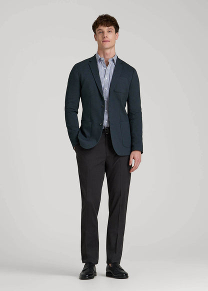 American Tall Men Core Blazer for Tall Men in Blue Steel