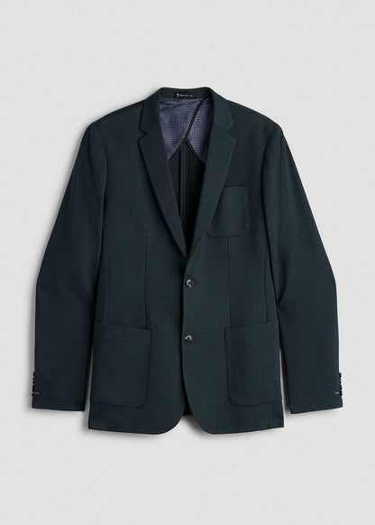 American Tall Men Core Blazer for Tall Men in Blue Steel