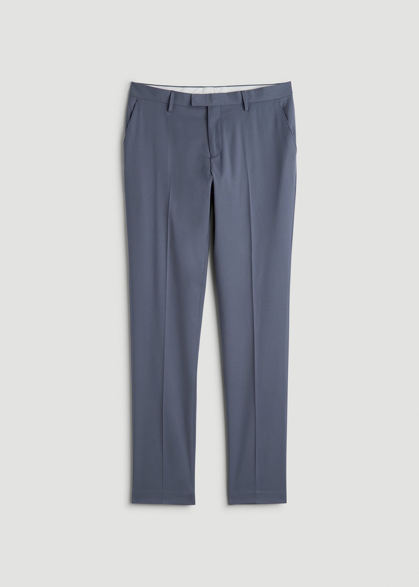 American Tall Men Suit Trousers for Tall Men in Blue Slate