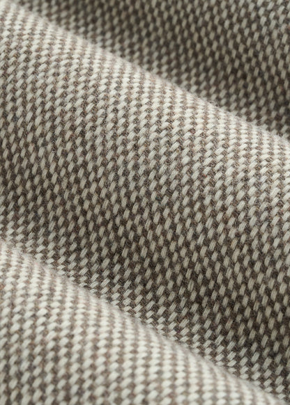 American Tall Men Wool Blend Blazer for Tall Men in Taupe Basketweave