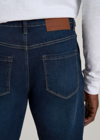American Tall Men Mason Relaxed Fit Jeans for Tall Men in Blue Steel