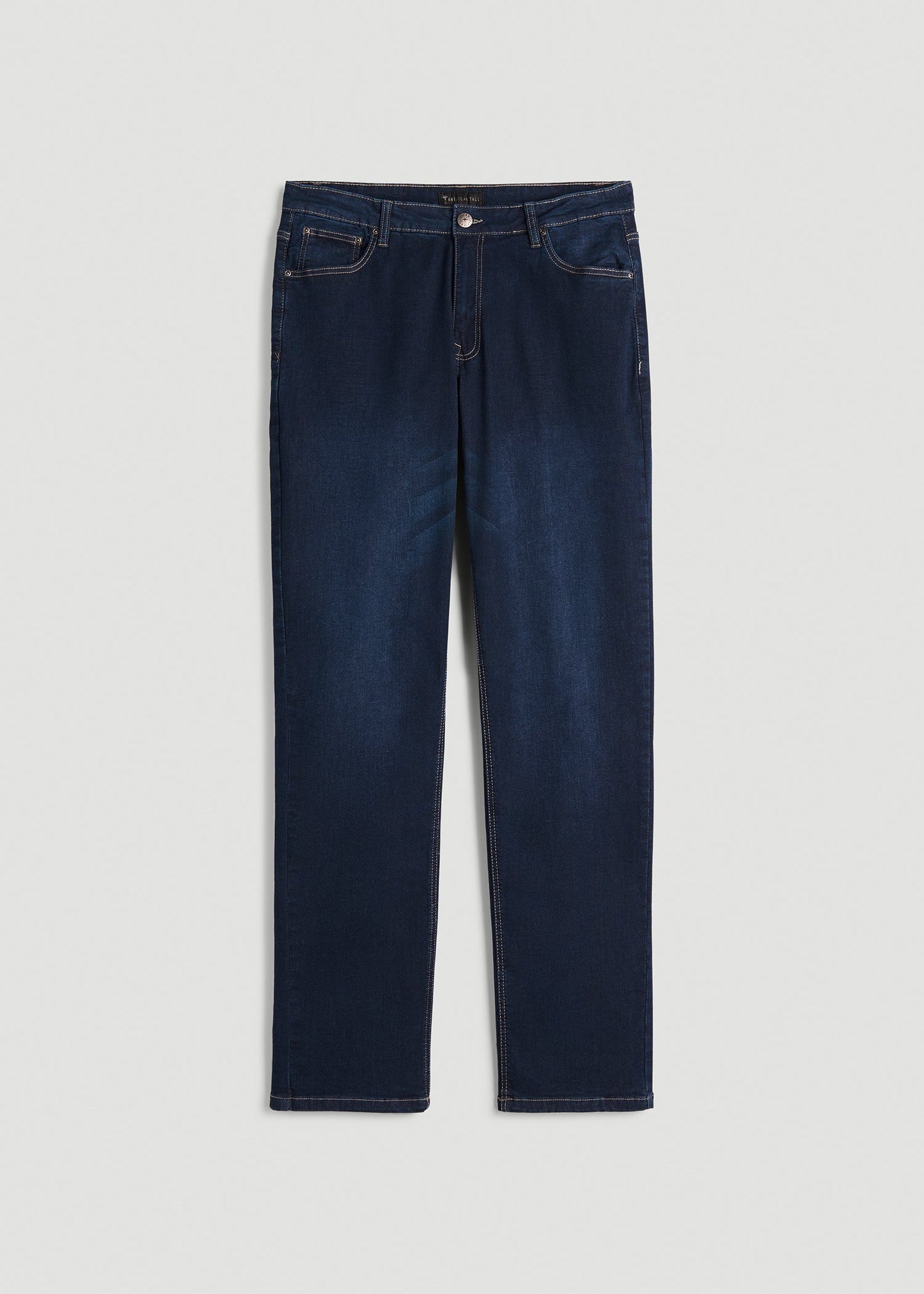 American Tall Men Mason Relaxed Fit Jeans for Tall Men in Blue Steel